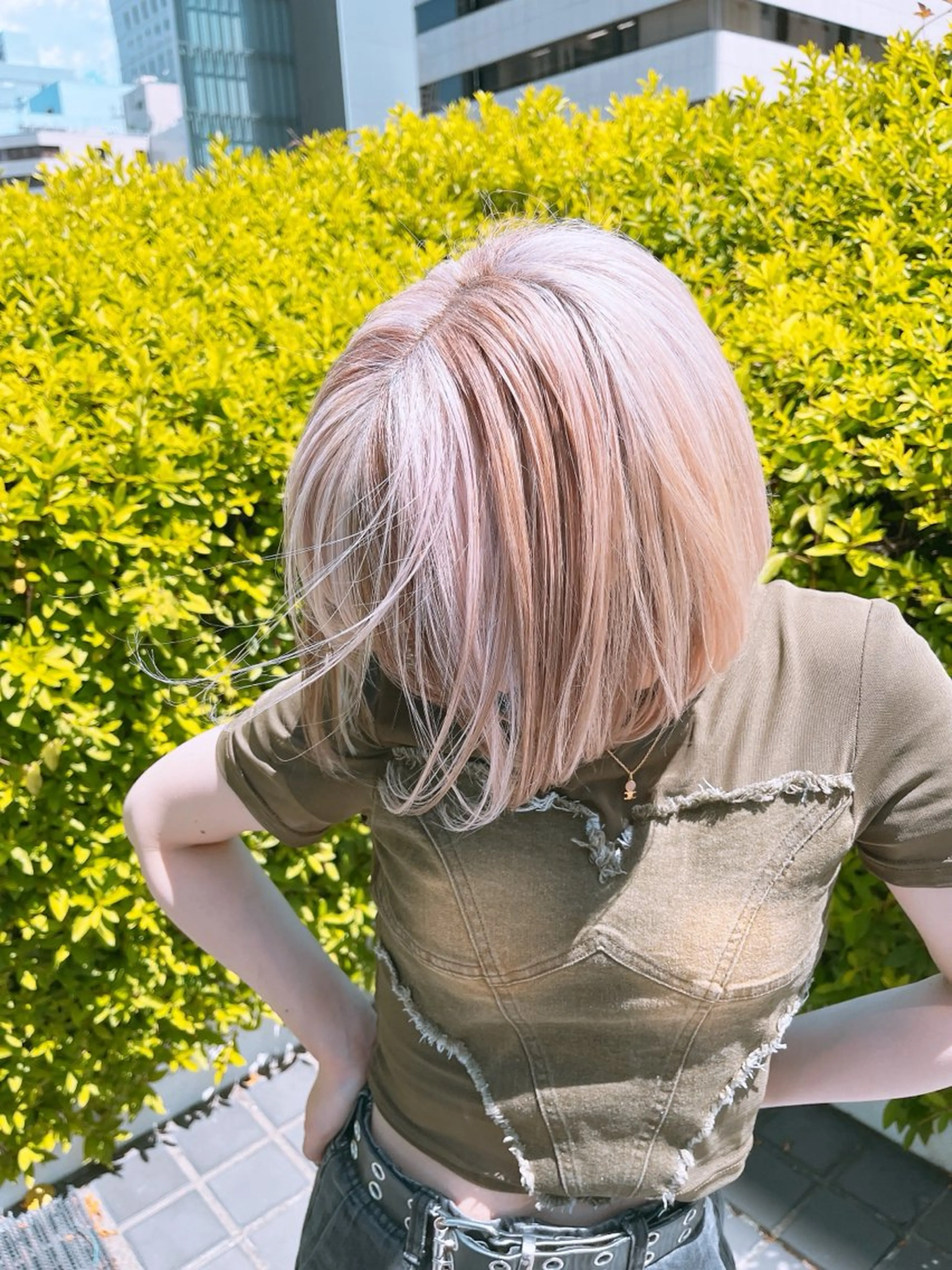 ミディアム カラー 逢坂 智也のヘアスタイル