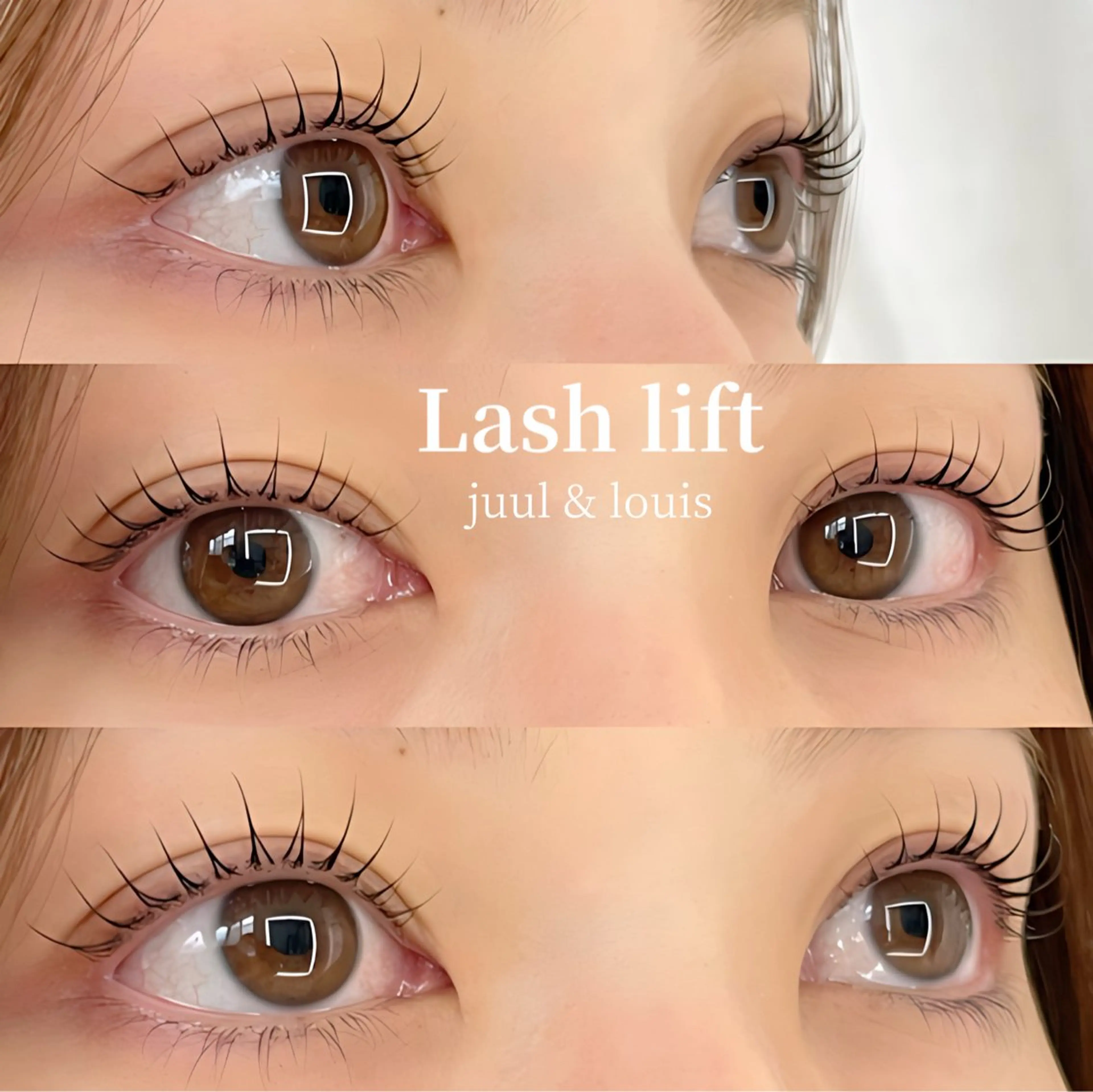 マツエク・マツパ 束感まつ毛 まつげパーマ マツパ JUUL&LOUIS 福藤 瞳のエステ・リラクイメージ
