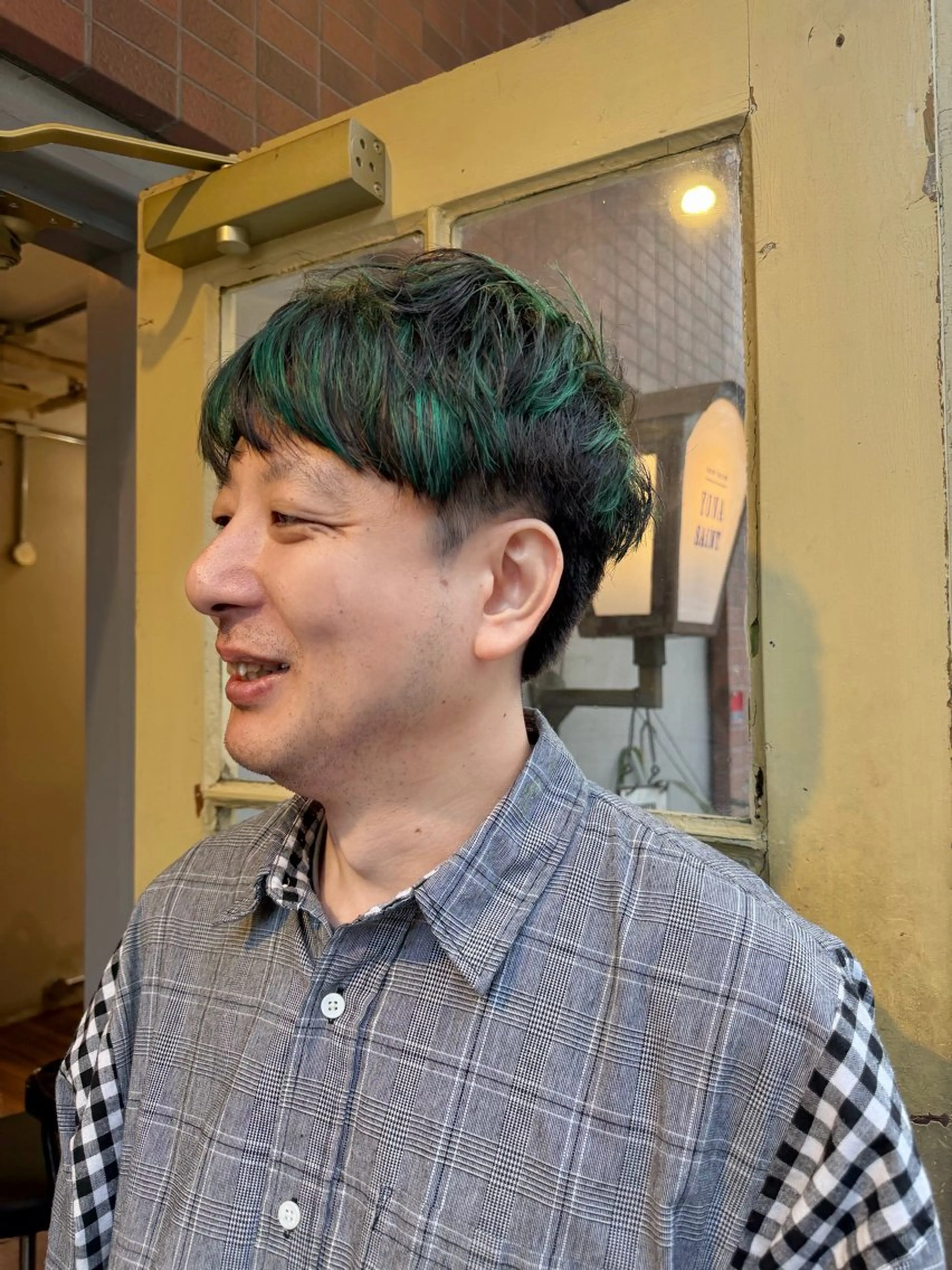 メンズ ヘアカラー KURIA‪‪*⋆ஐ ブリーチ/韓国ヘアのヘアスタイル