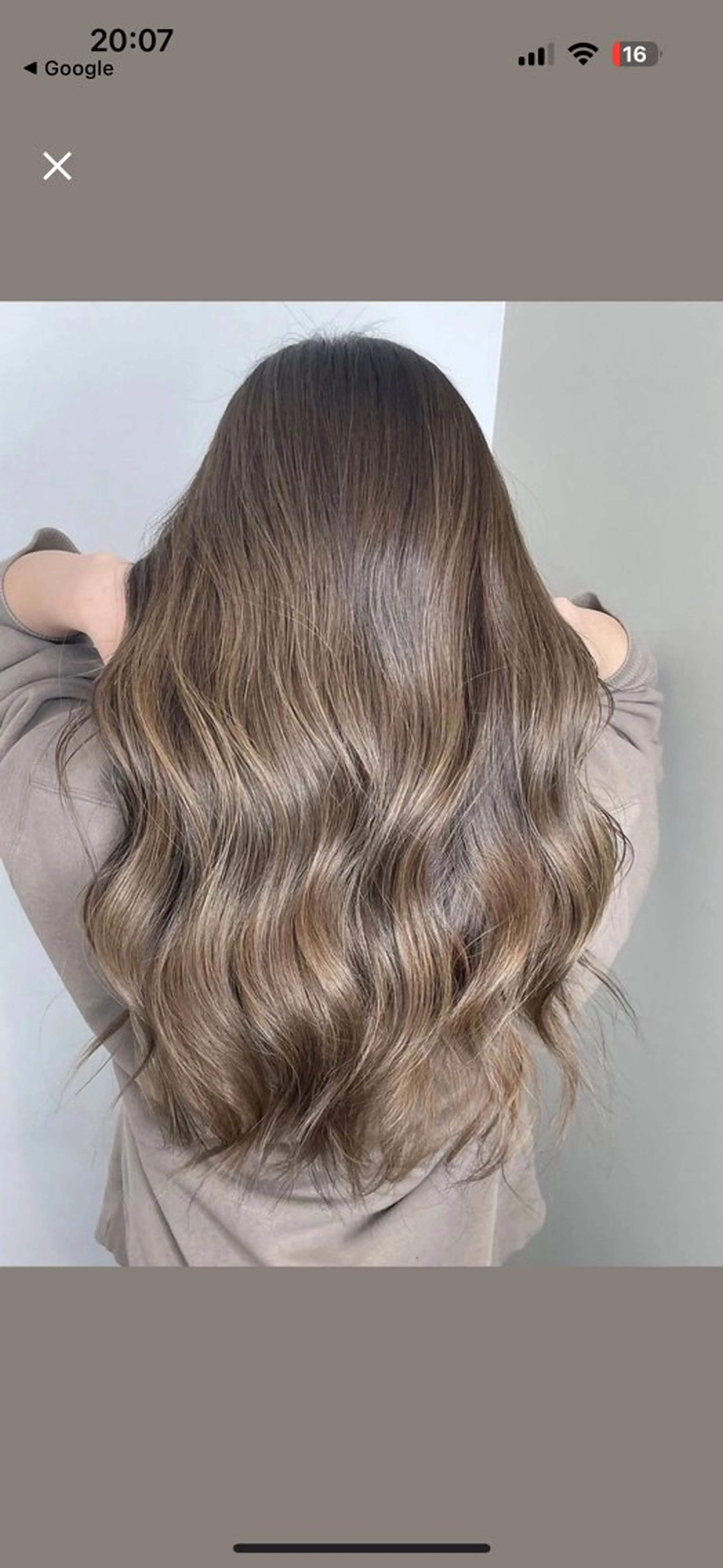 ロング ヘアカラー トリートメント センター南　髪質改善 大引　優のヘアスタイル