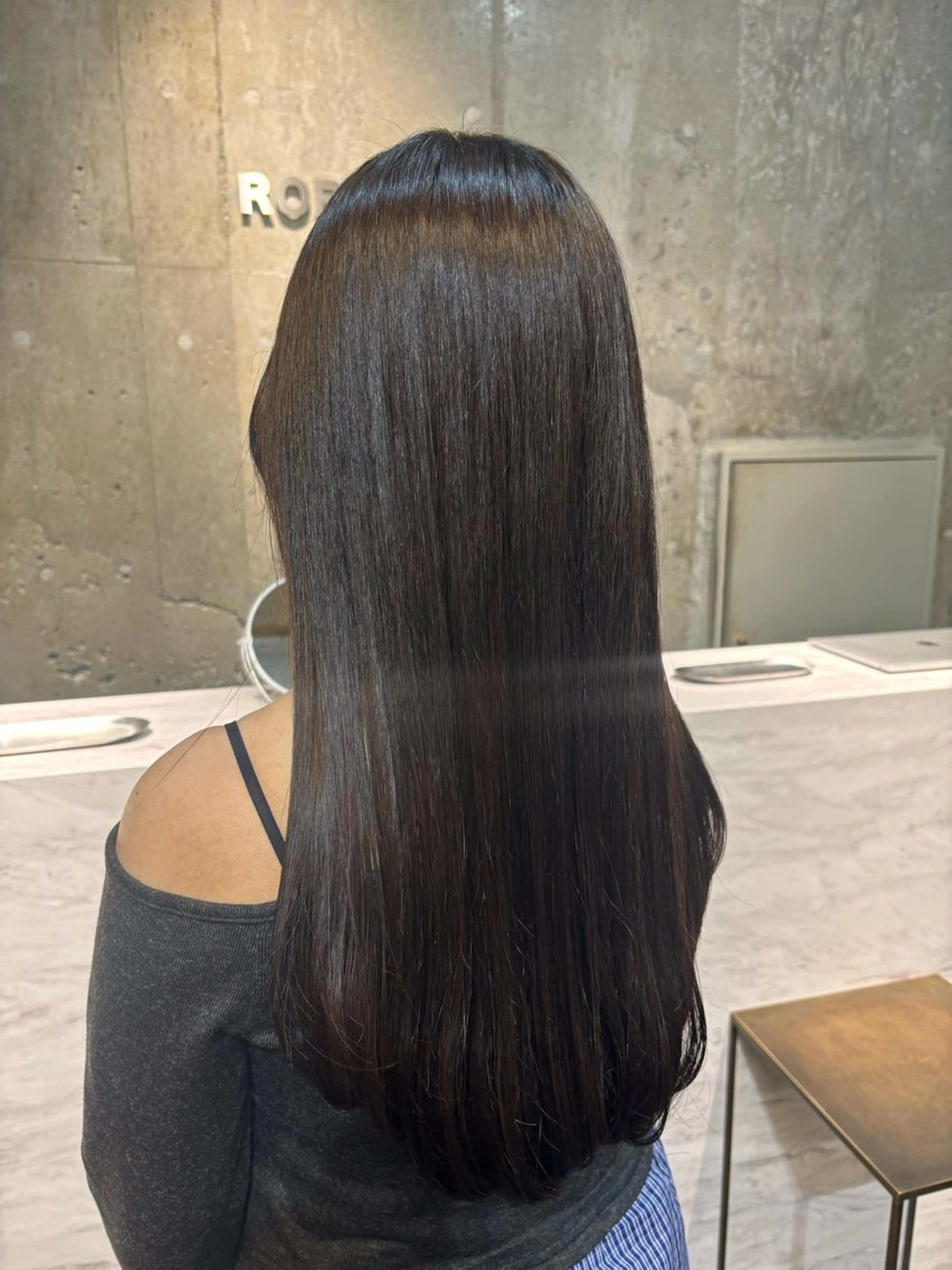 ロング カラー アッシュ アッシュブラウン ブラウンカラー ショートパーマ 🫧ちひろ🫧のヘアスタイル