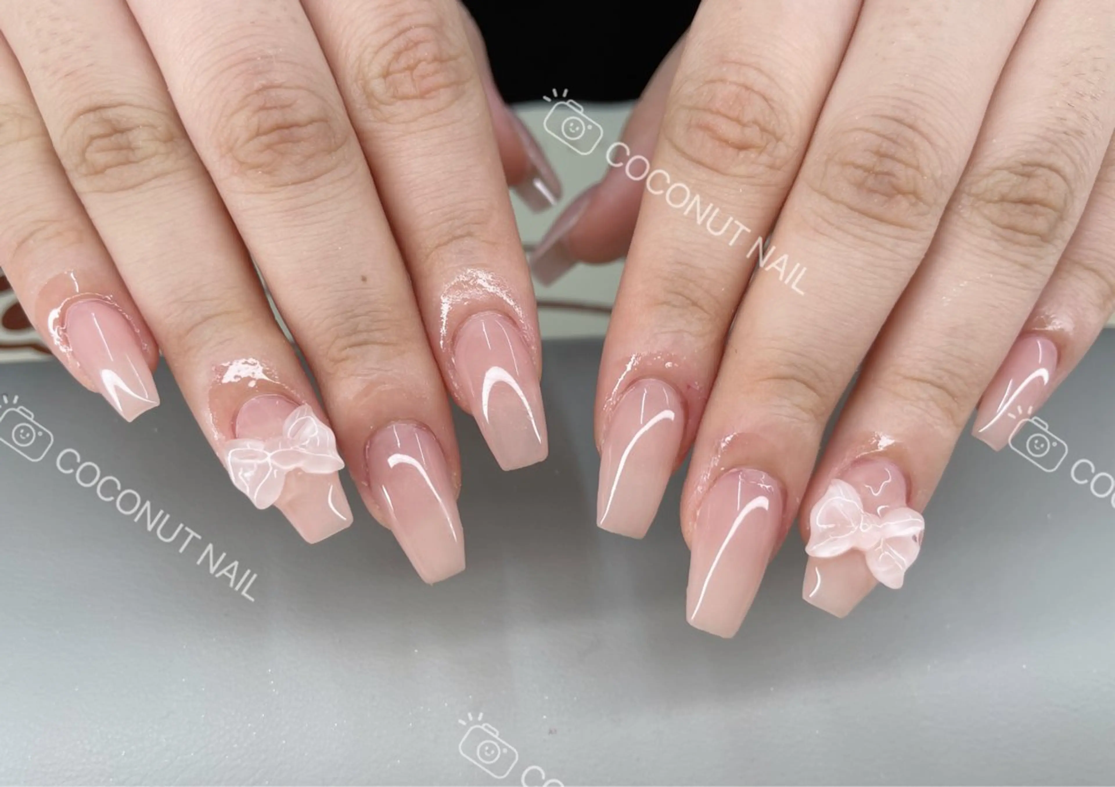 ネイル ハンドネイル 神田 ココナッツのネイルデザイン