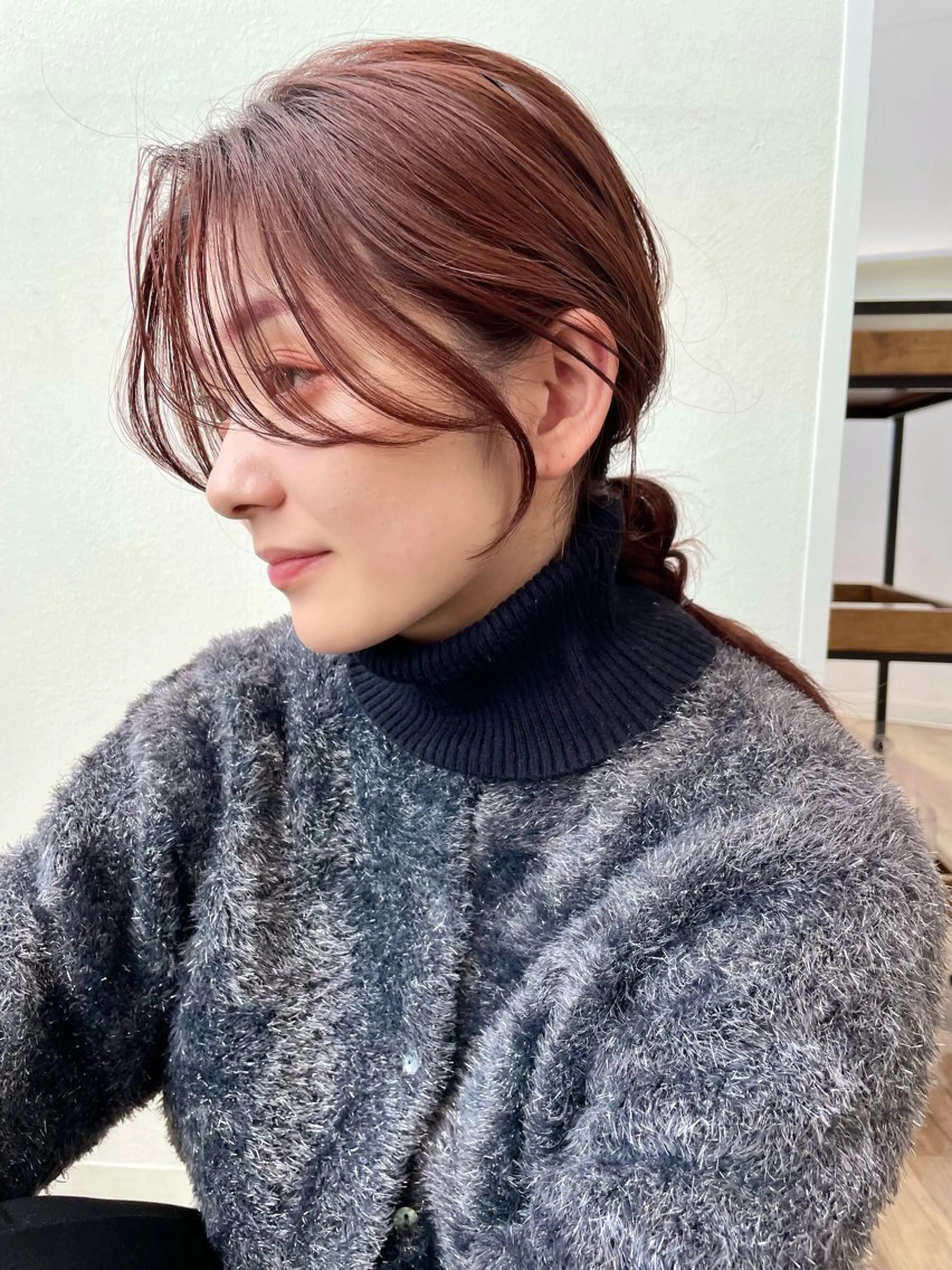 ロング カラー 顔周りカット ktwo/難波 /似合わせ/木浦のヘアスタイル