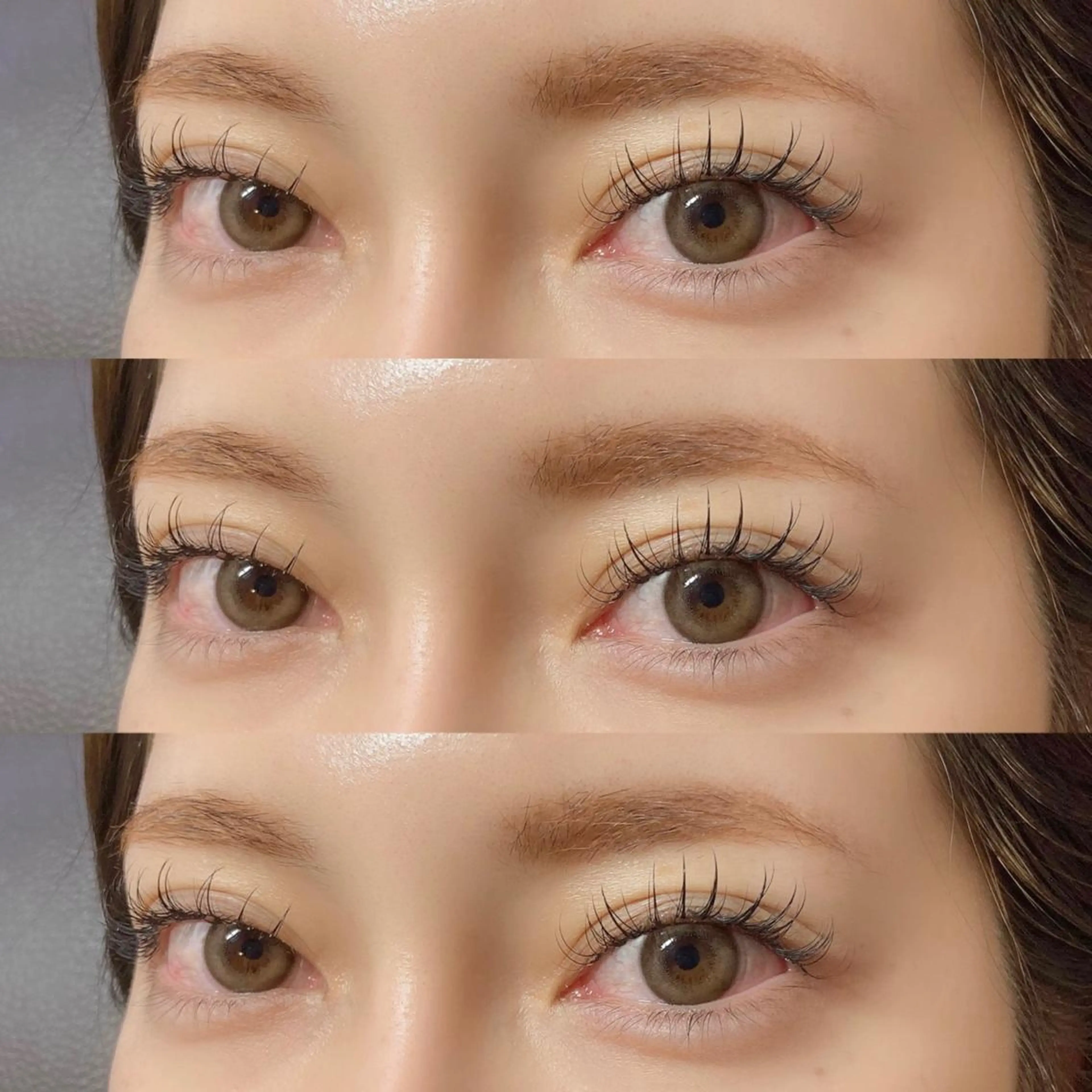ミディアム ヘアアレンジ キッズ ネイル マツエク・マツパ アイブロウ フラットラッシュ 𓊆ᶠᵉᵉʸ𓊇 ᶜᴴᴵᴴᴬᴿᵁのマツエク・マツパデザイン