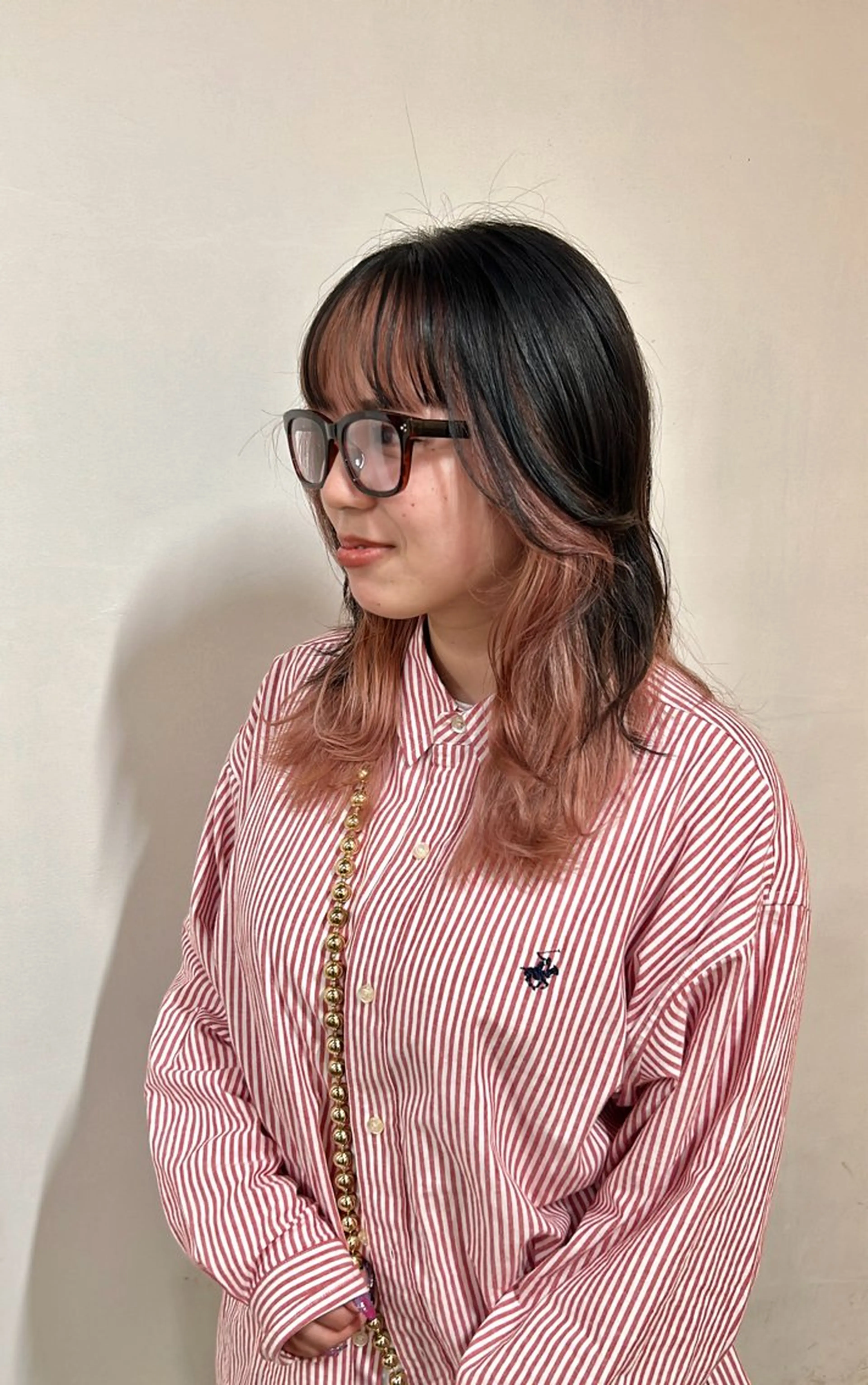 セミロング カラー ヘアアレンジ カット ヘアカラー 韓国レイヤー/ハイ トーン/優太のヘアスタイル