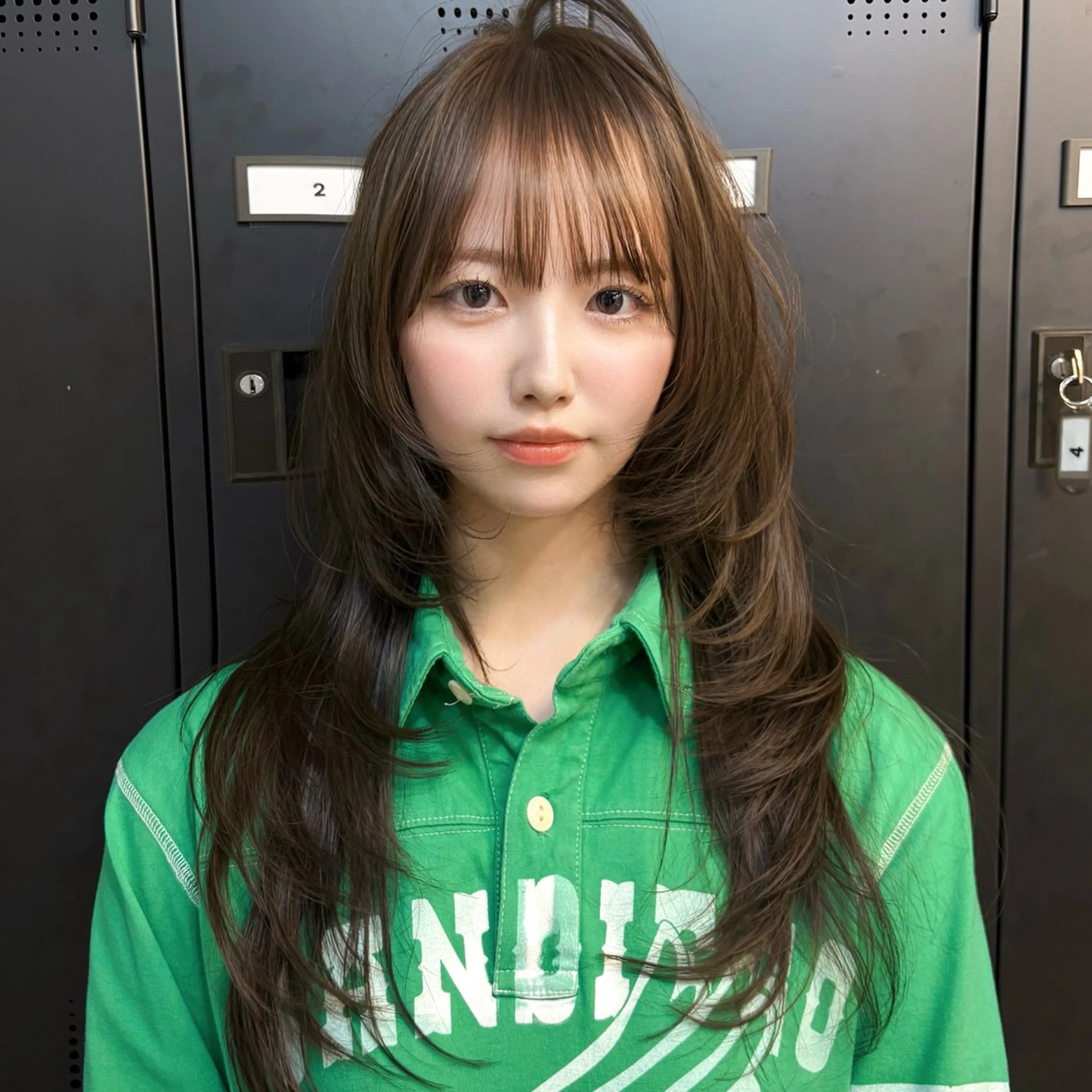 ロング カラー カット ヘアカラー トリートメント レイヤー髪質改善 ハッシュカット/新宿のヘアスタイル