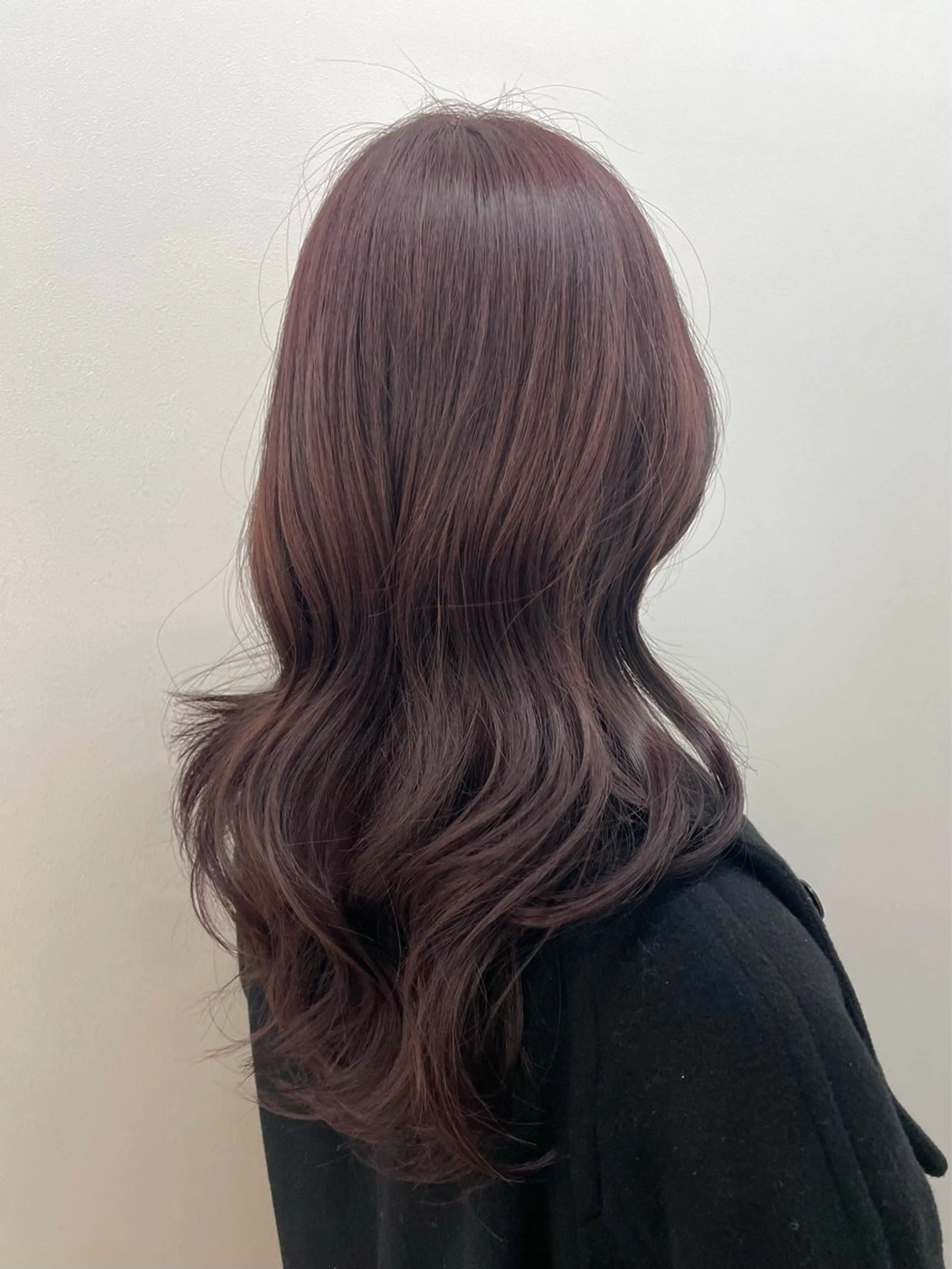 セミロング カット ヘアカラー トリートメント ヘアセット 🦋顔周りカット/レ イヤー/ユリ🦋のヘアスタイル