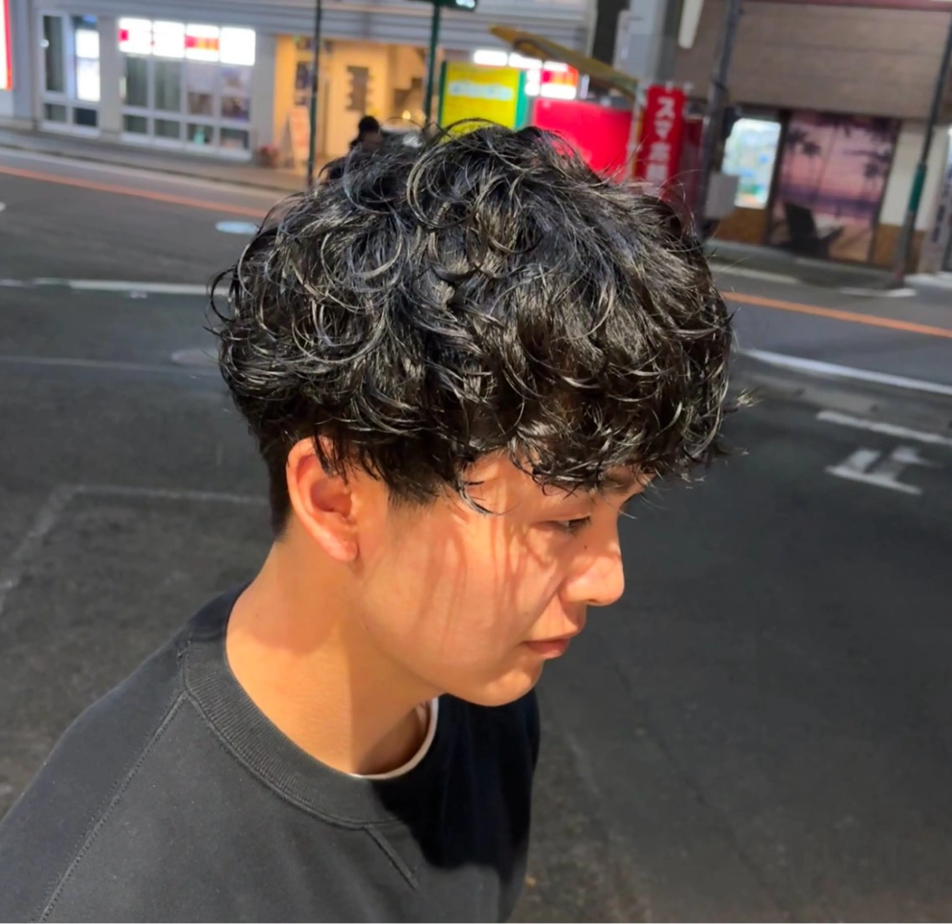 ショート カット パーマ 🎀ハイトーン/ 艶カラー/夕月🎀のヘアスタイル