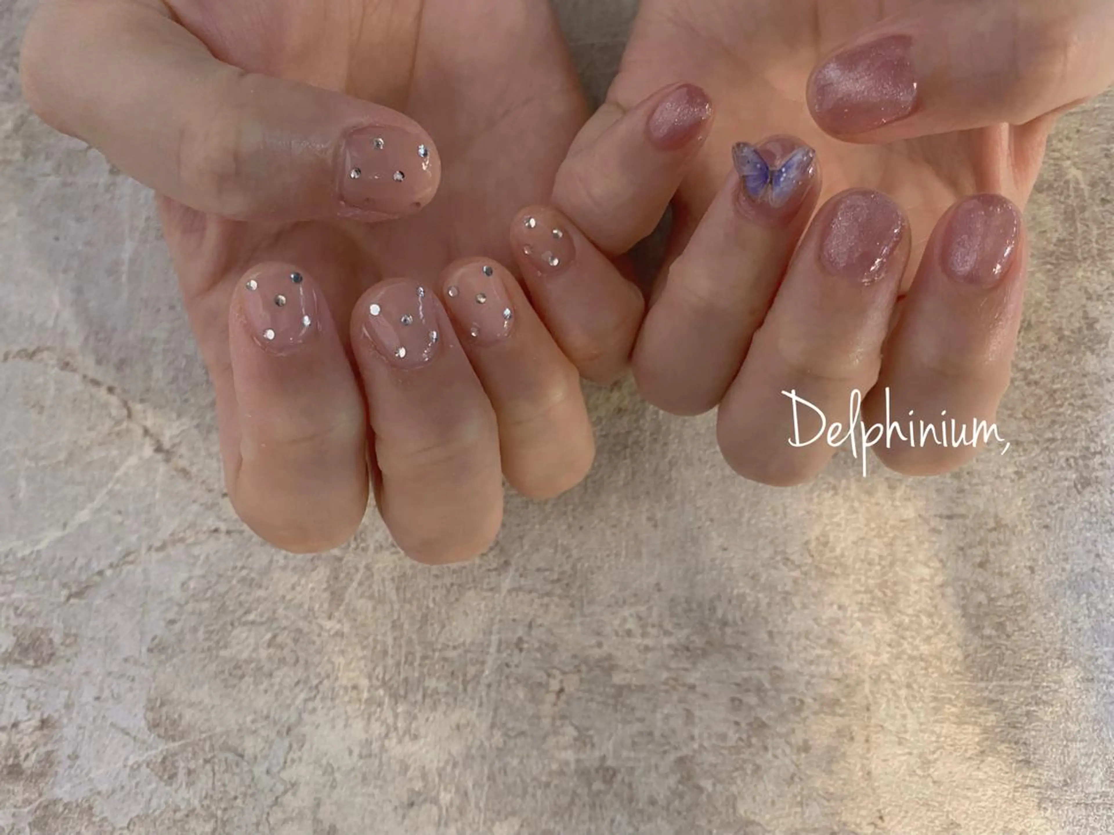 ネイル マグネットネイル ハンドネイル 岡本 友恵のネイルデザイン