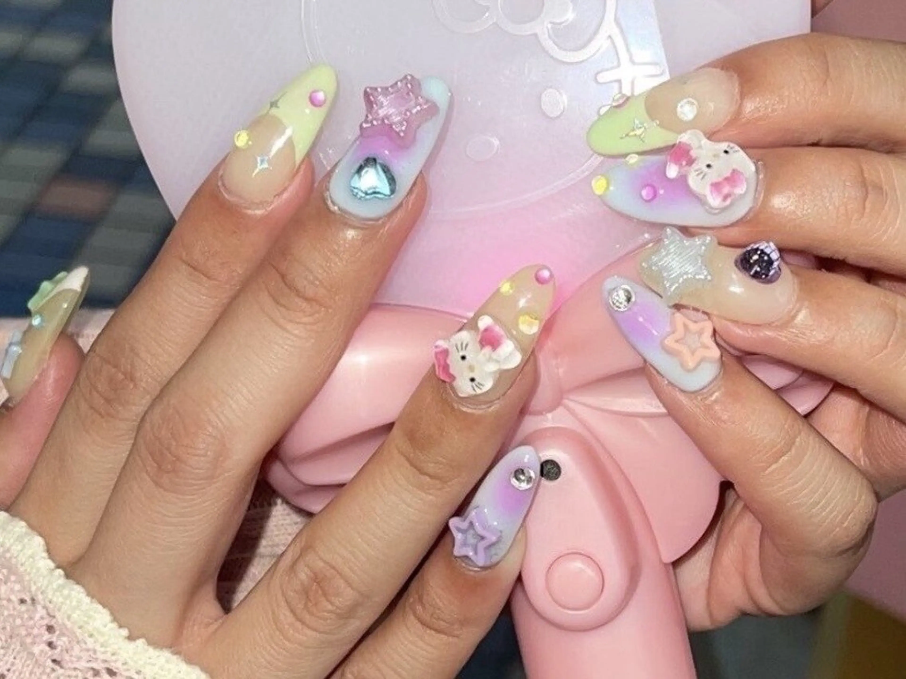 ネイル 渋谷T&B りお ロング無制限中💫のネイルデザイン