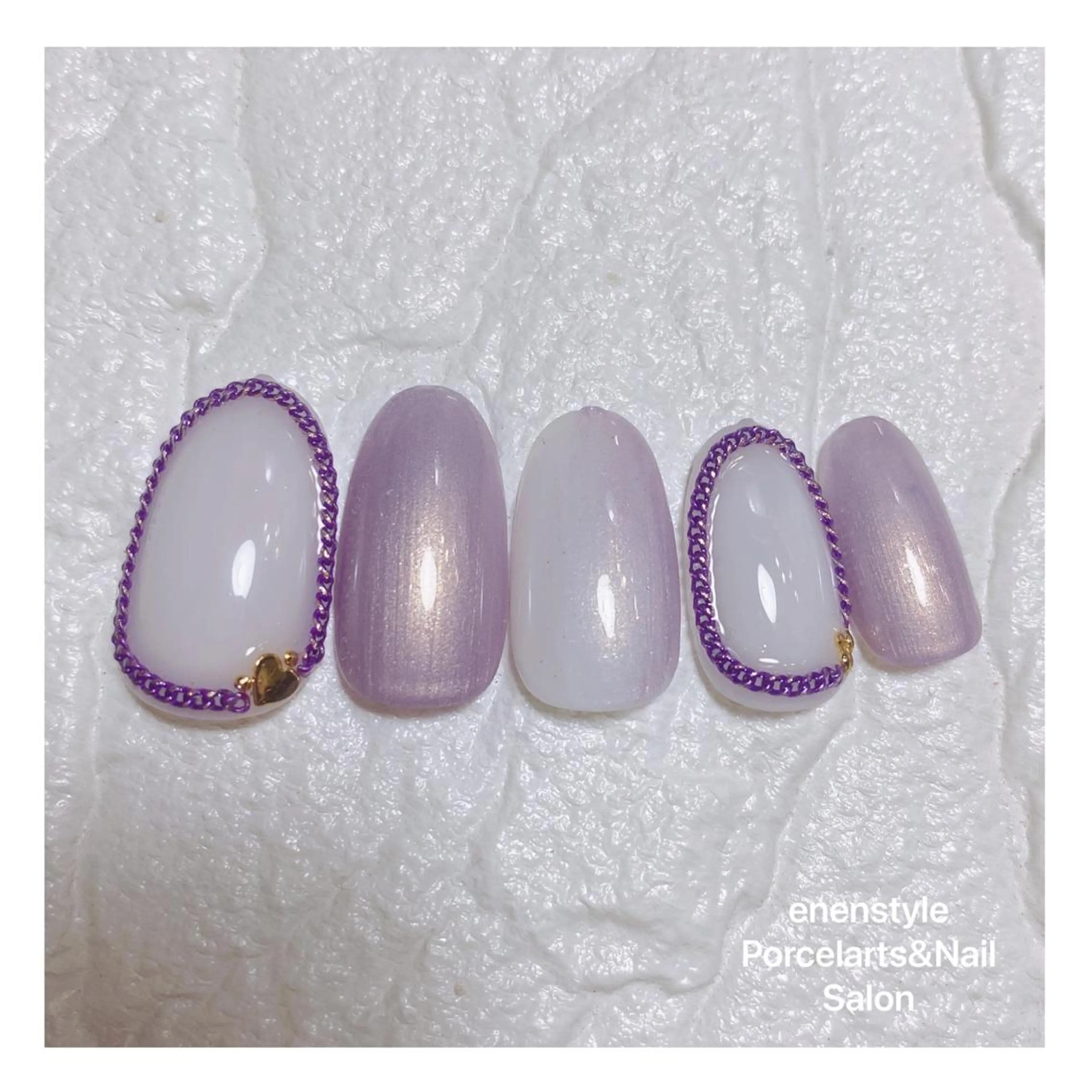 ミディアム ネイル 👑enen style👑のネイルデザイン