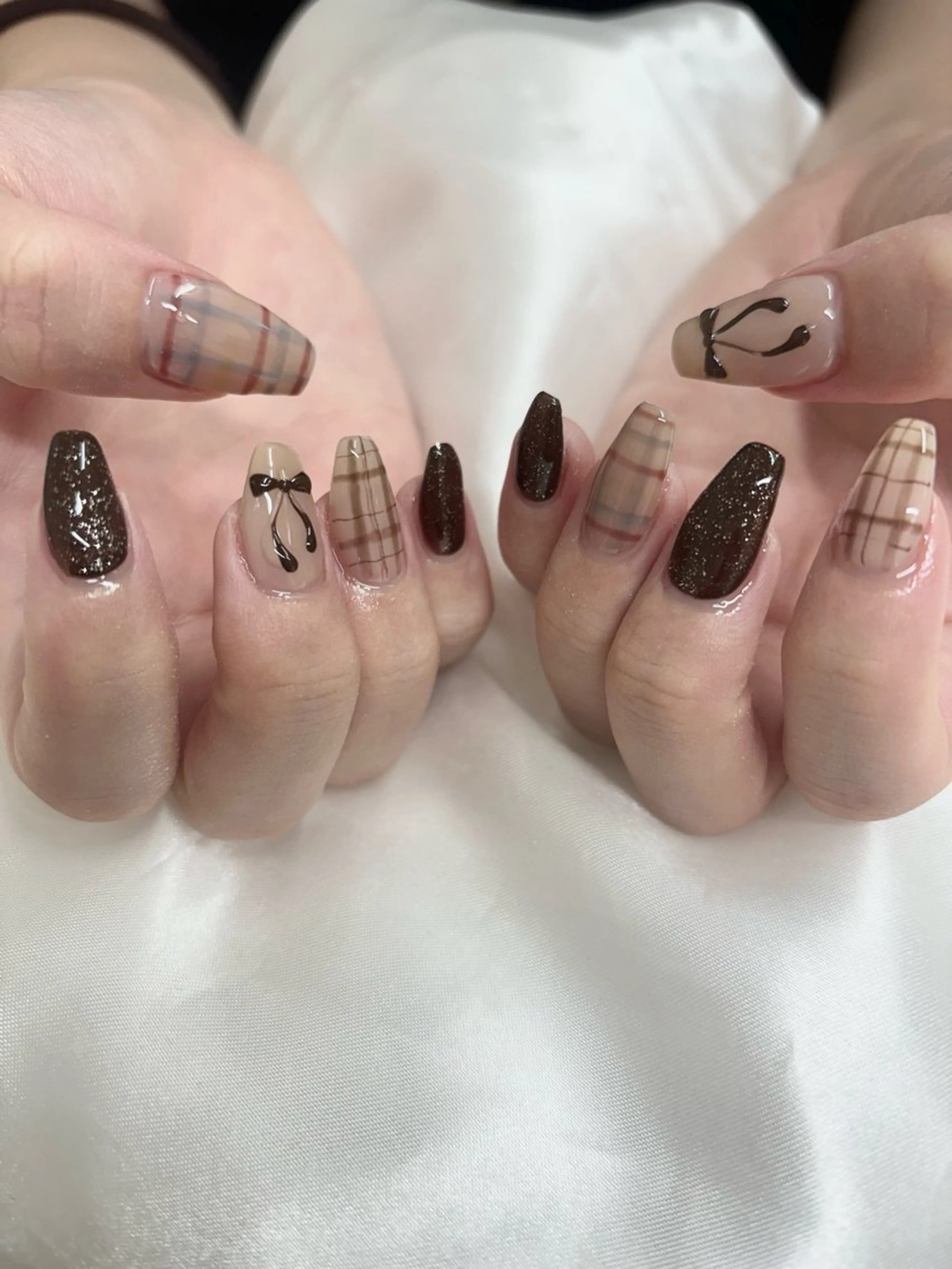 ネイル リボン nail＊ runa🌻のネイルデザイン