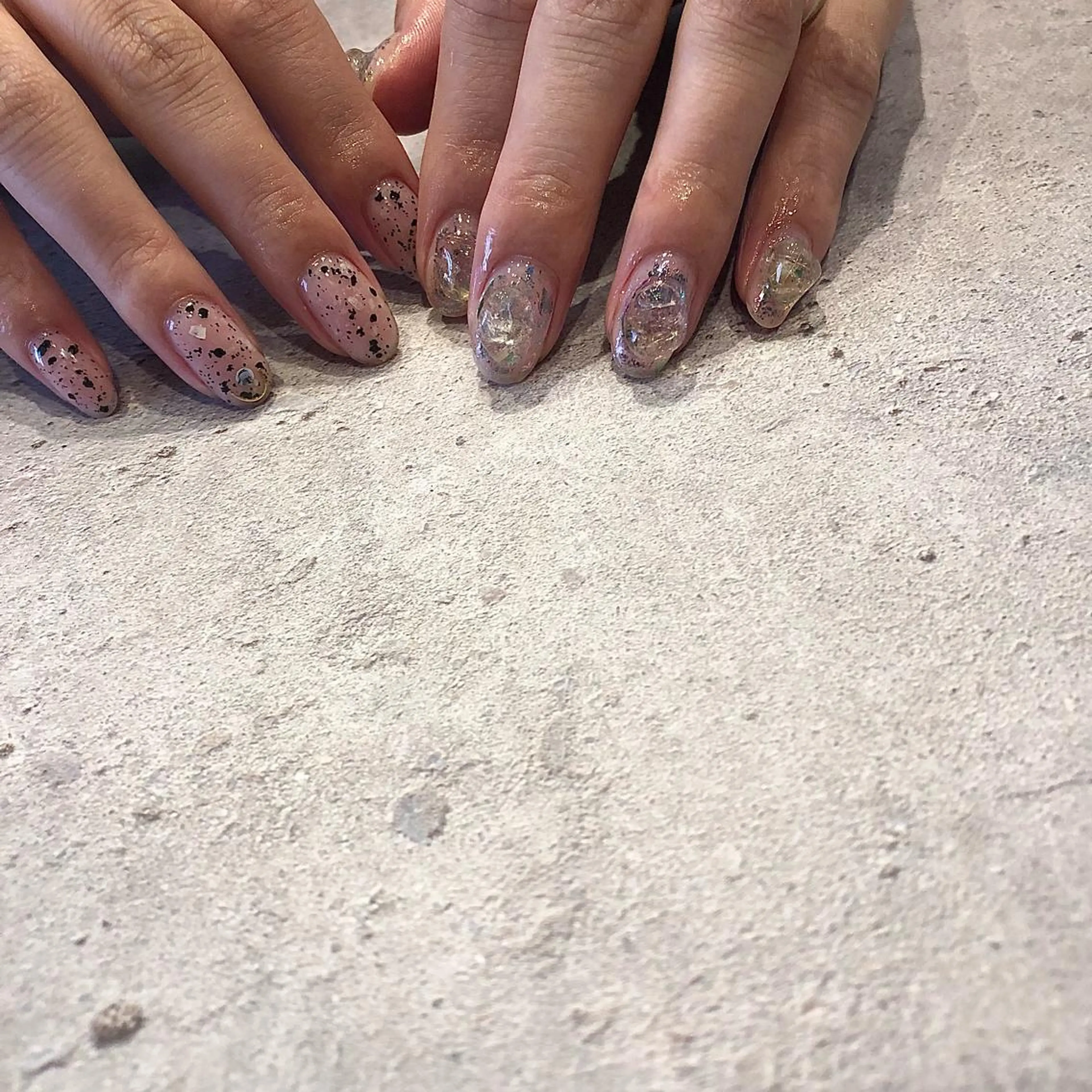 ネイル パラあり！フィルイン 美フォルムのネイルデザイン