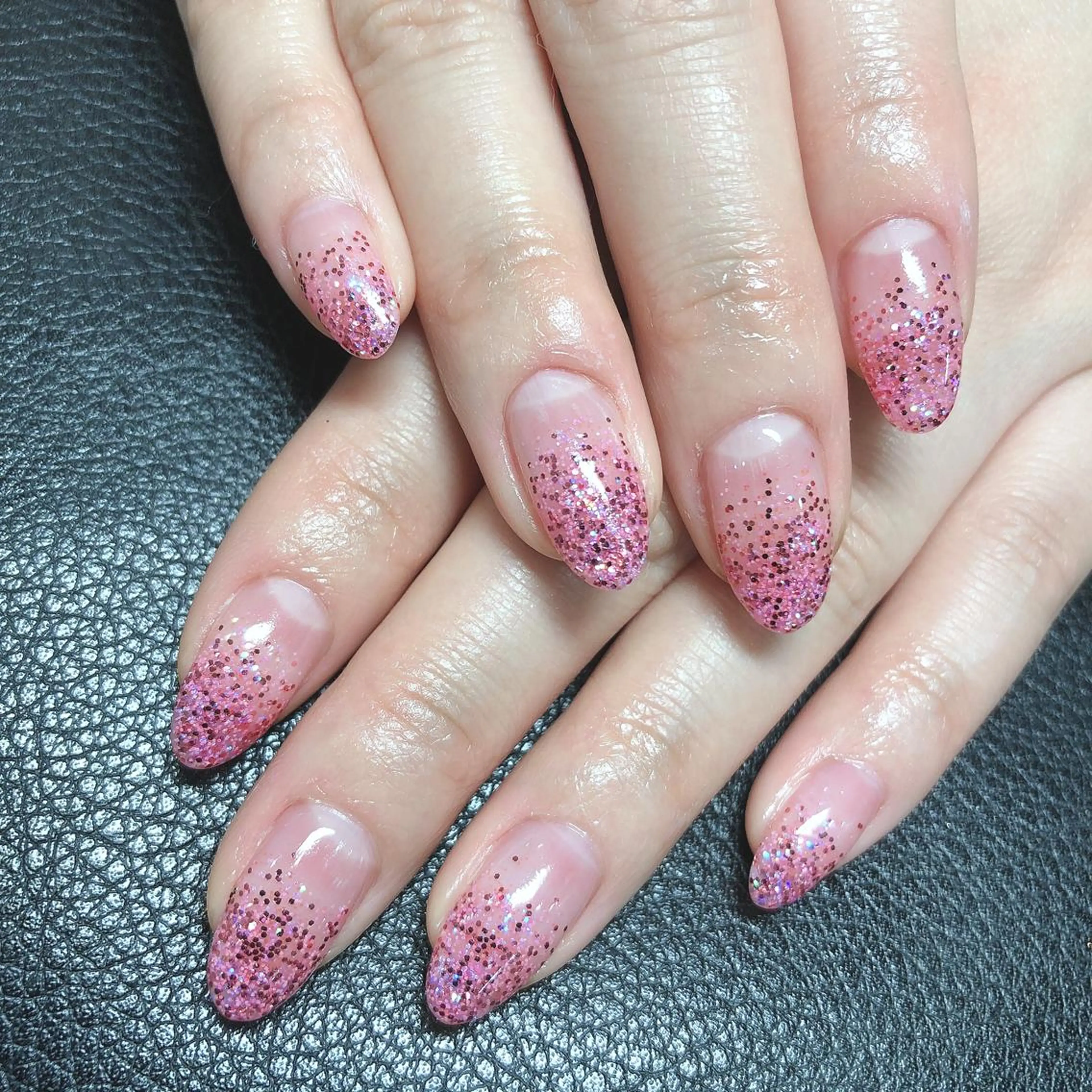 ネイル グラデーション ラメ(グリッター) ラメグラデーション Nail salon Stellaのネイルデザイン