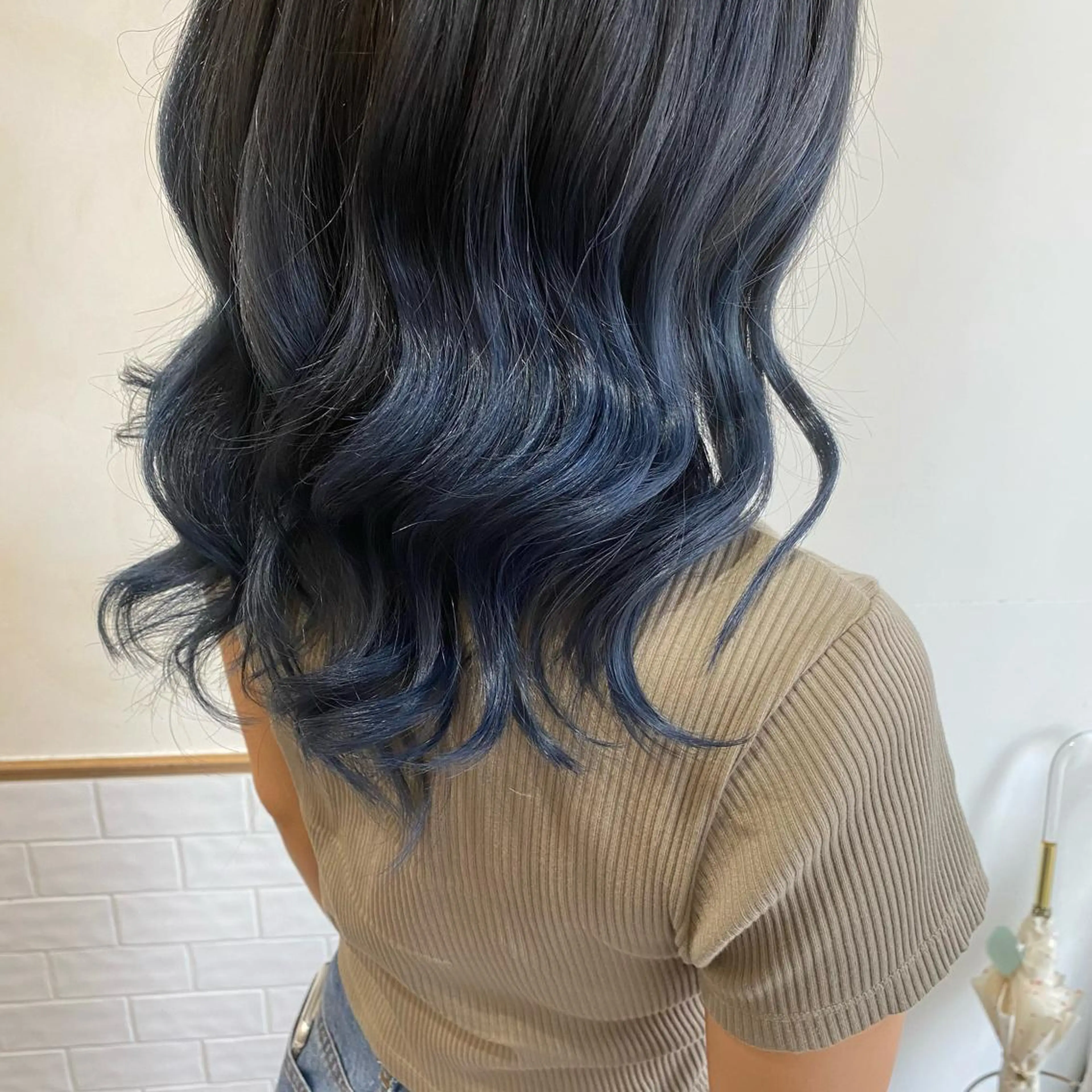 セミロング カラー ブリーチ ケアブリーチ ダブルカラー ハイライトカラー イルミナカラー ✂︎透明感カラー特化 /日和優真✂︎のヘアスタイル