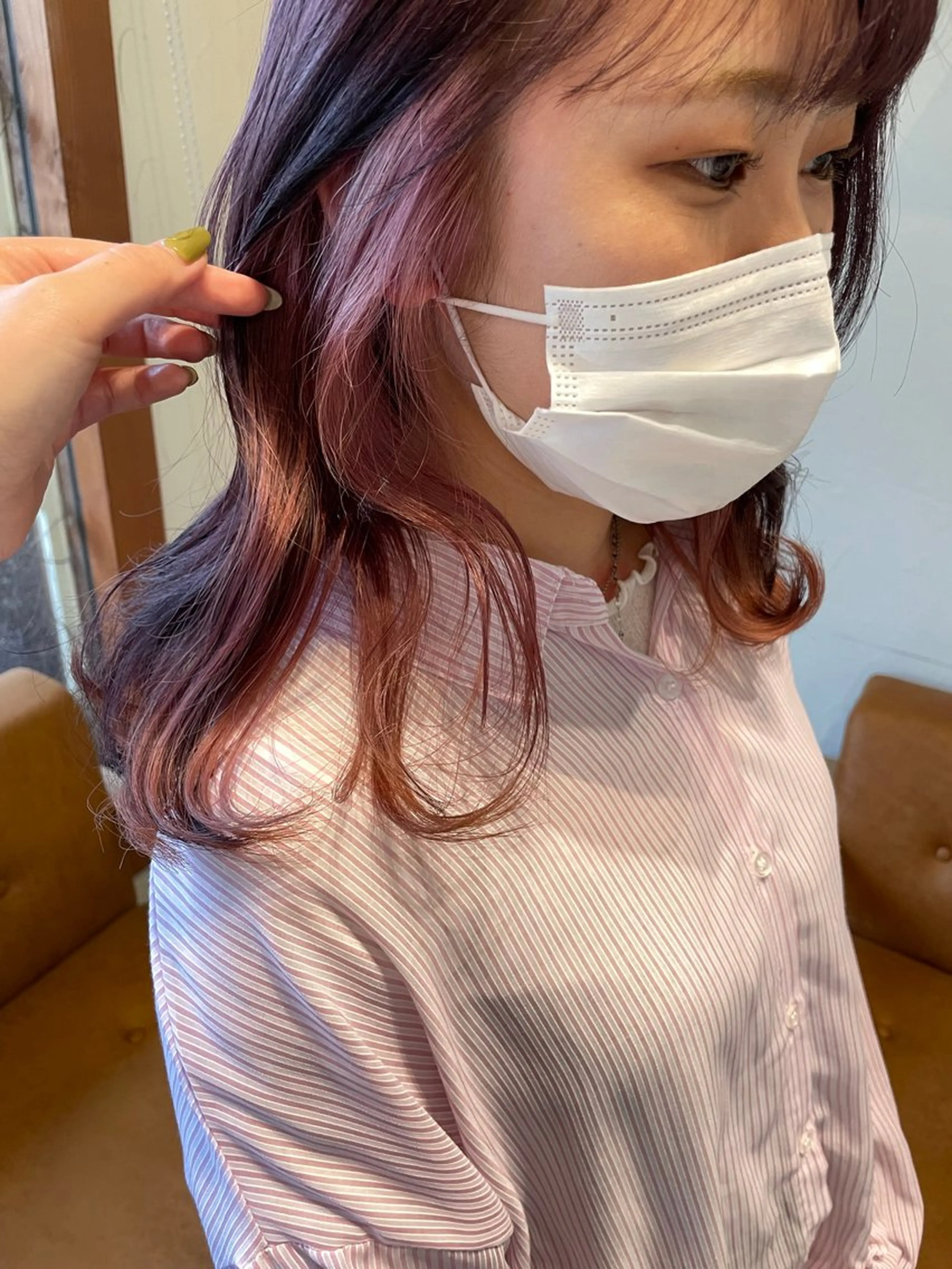 【限定メニュー】イヤリングカラー♡の写真