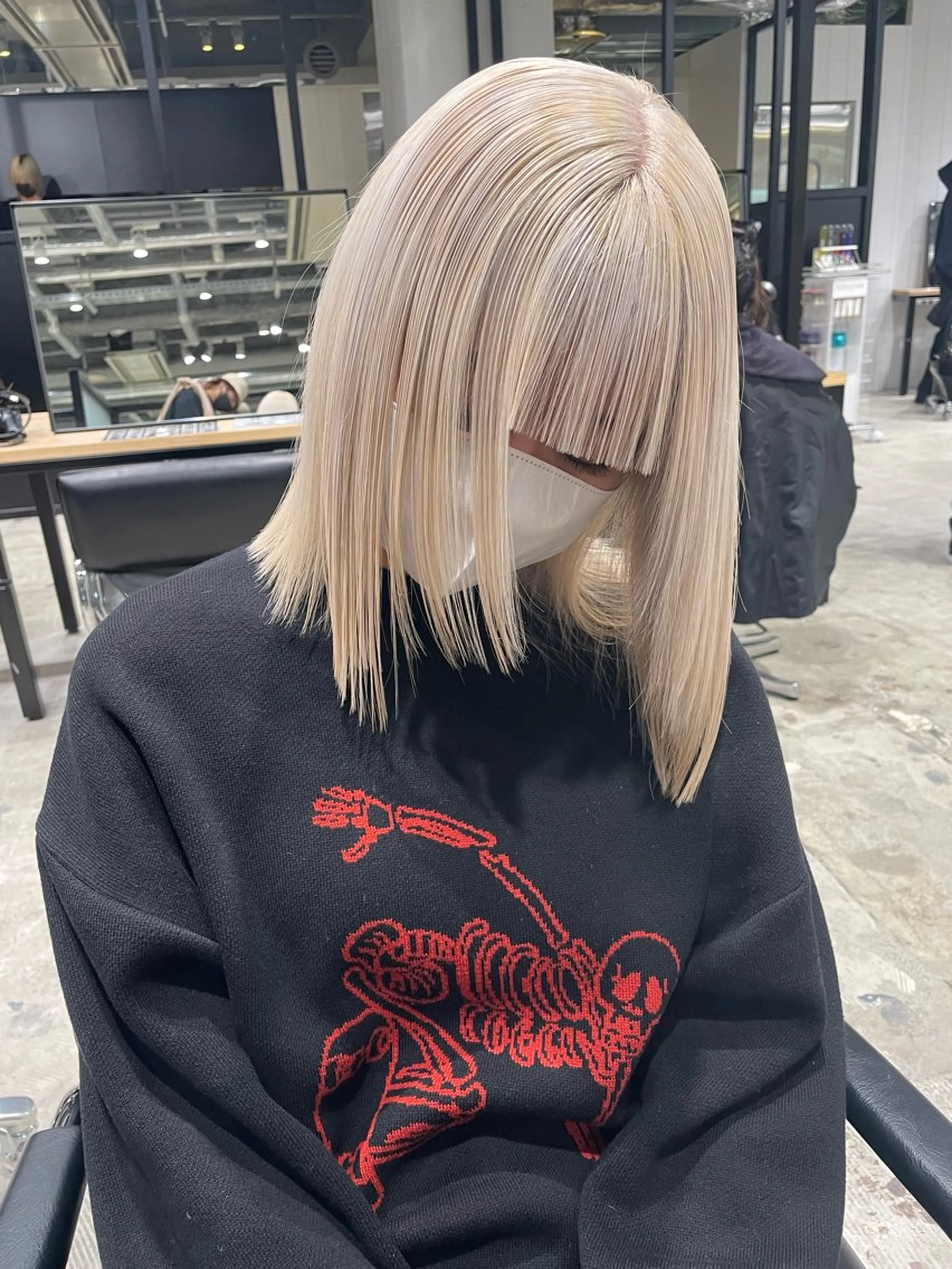 ショート カラー 透明感🎀艶髪 💞まいか🎶のヘアスタイル