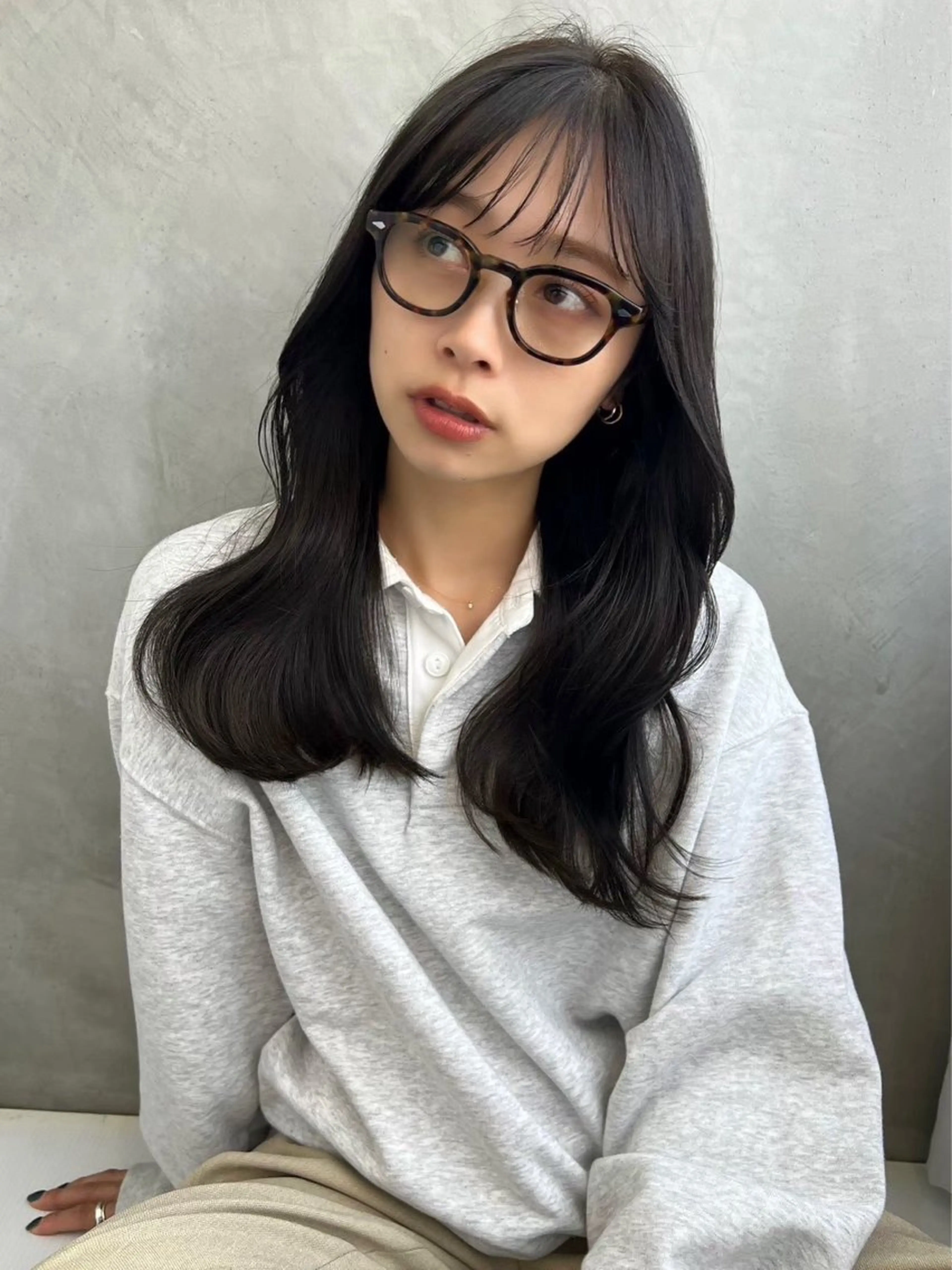 ロング くびれヘア カット soyon 心斎橋店のヘアスタイル