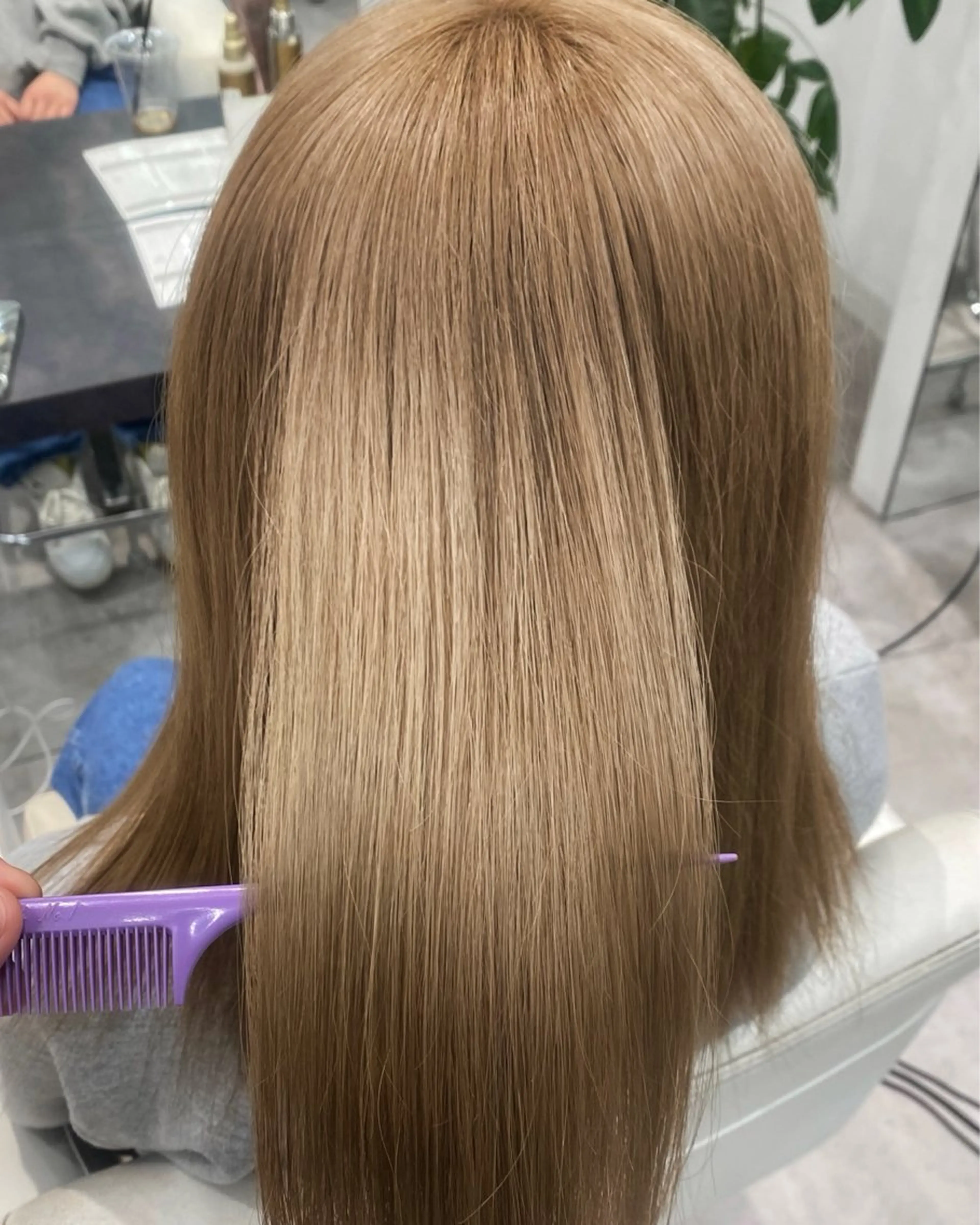 ロング カラー ヘアカラー トリートメント 透明感カラー/髪質 改善🎀suzukaのヘアスタイル