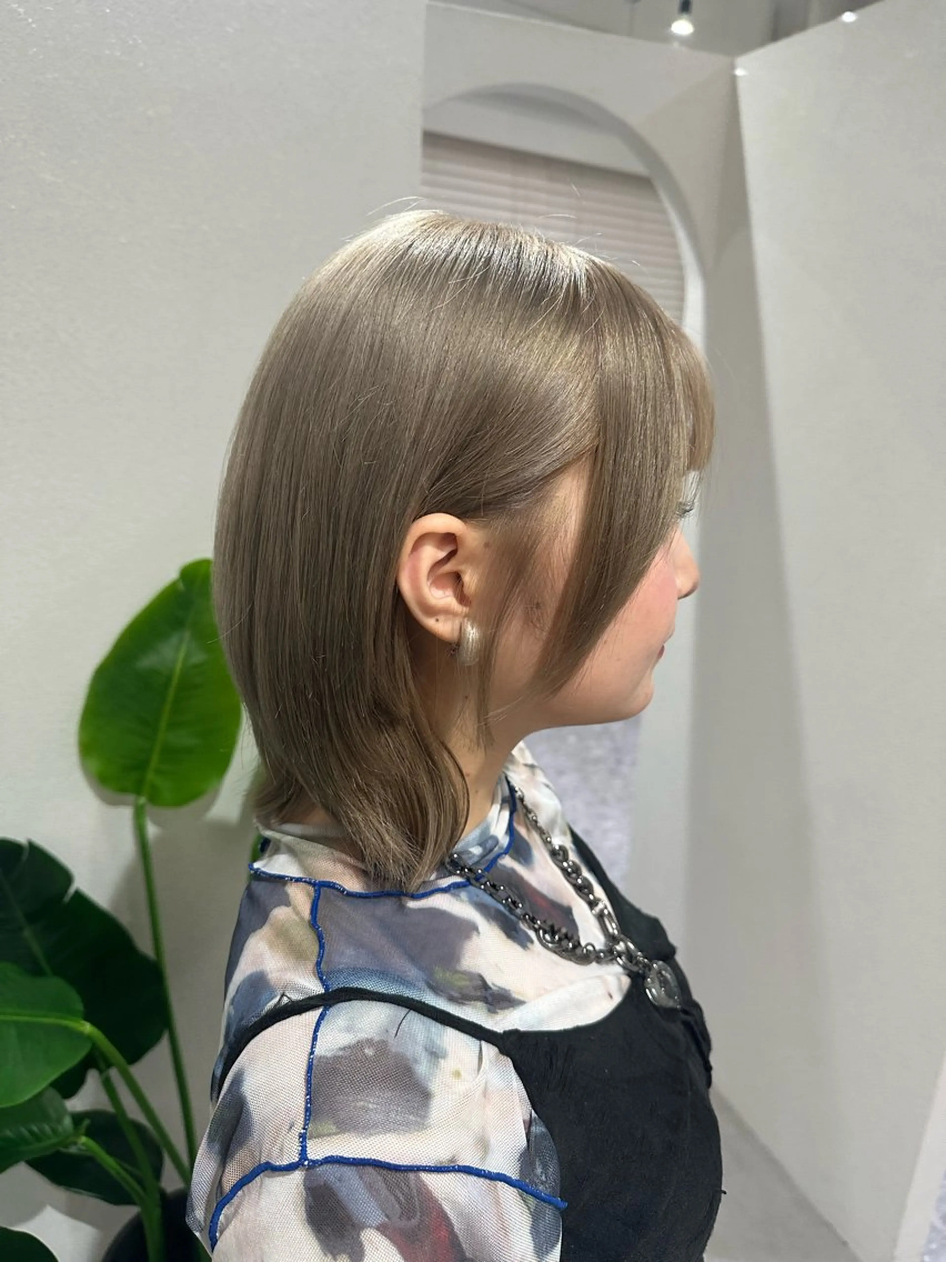 ミディアム カラー カット ヘアカラー トリートメント 🪞個室サロン/韓国 艶髪/keito🪞のヘアスタイル