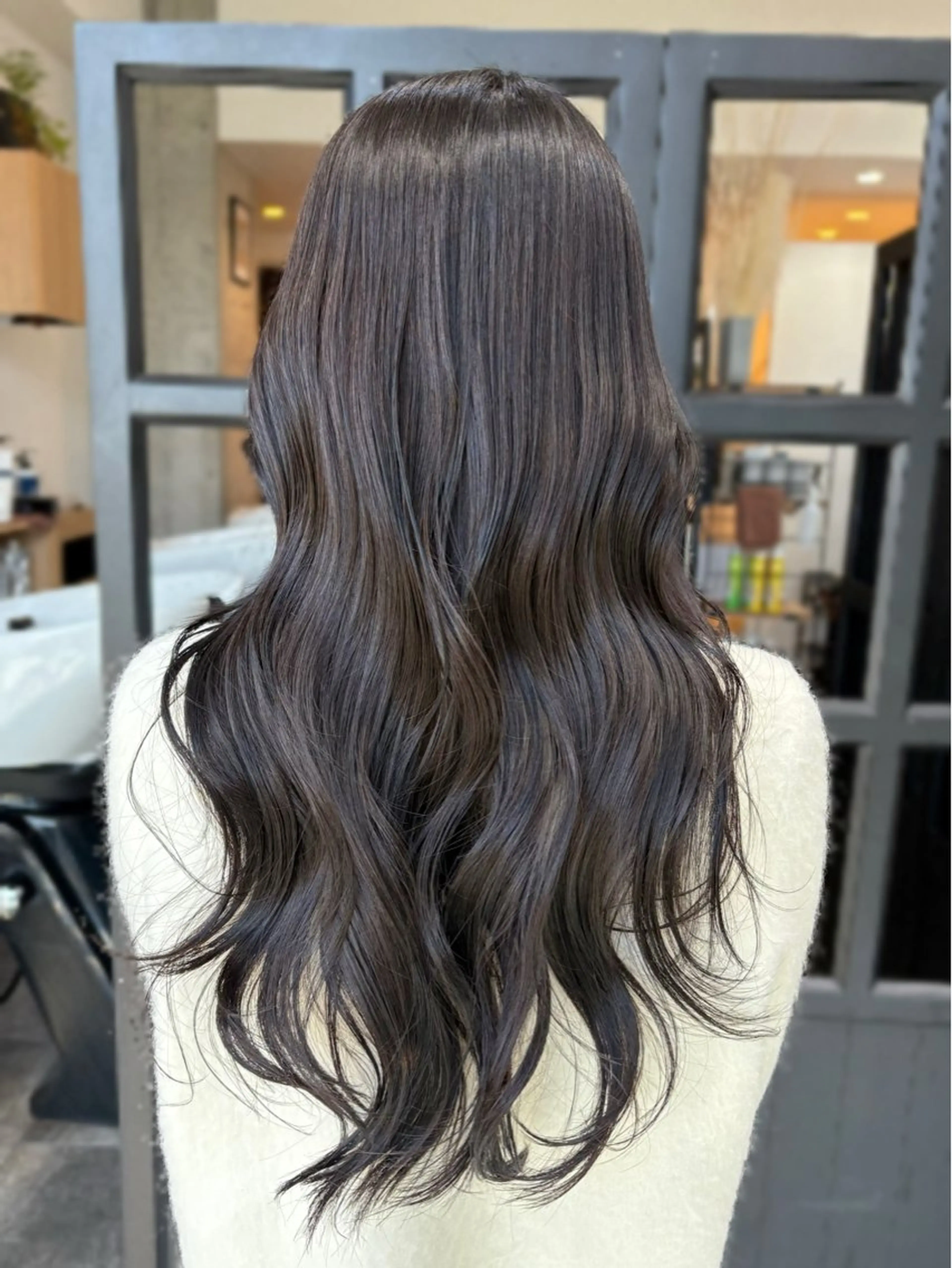 ロング カラー うる艶カラー/恵比寿 ベージュ/丸山陽平のヘアスタイル