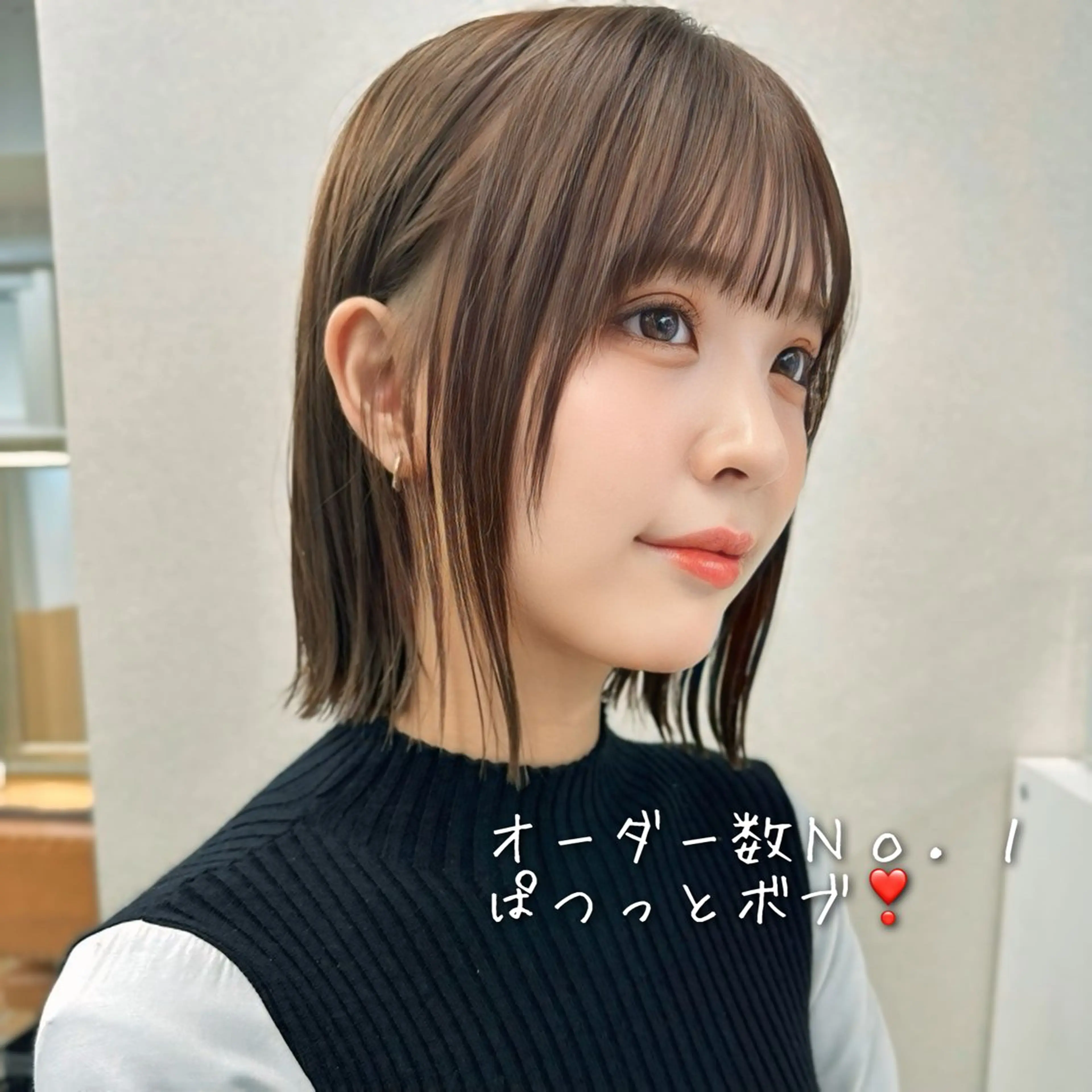 ショート カラー カット トリートメント ✨当日予約OK✨ /透明感カラー/莉未のヘアスタイル