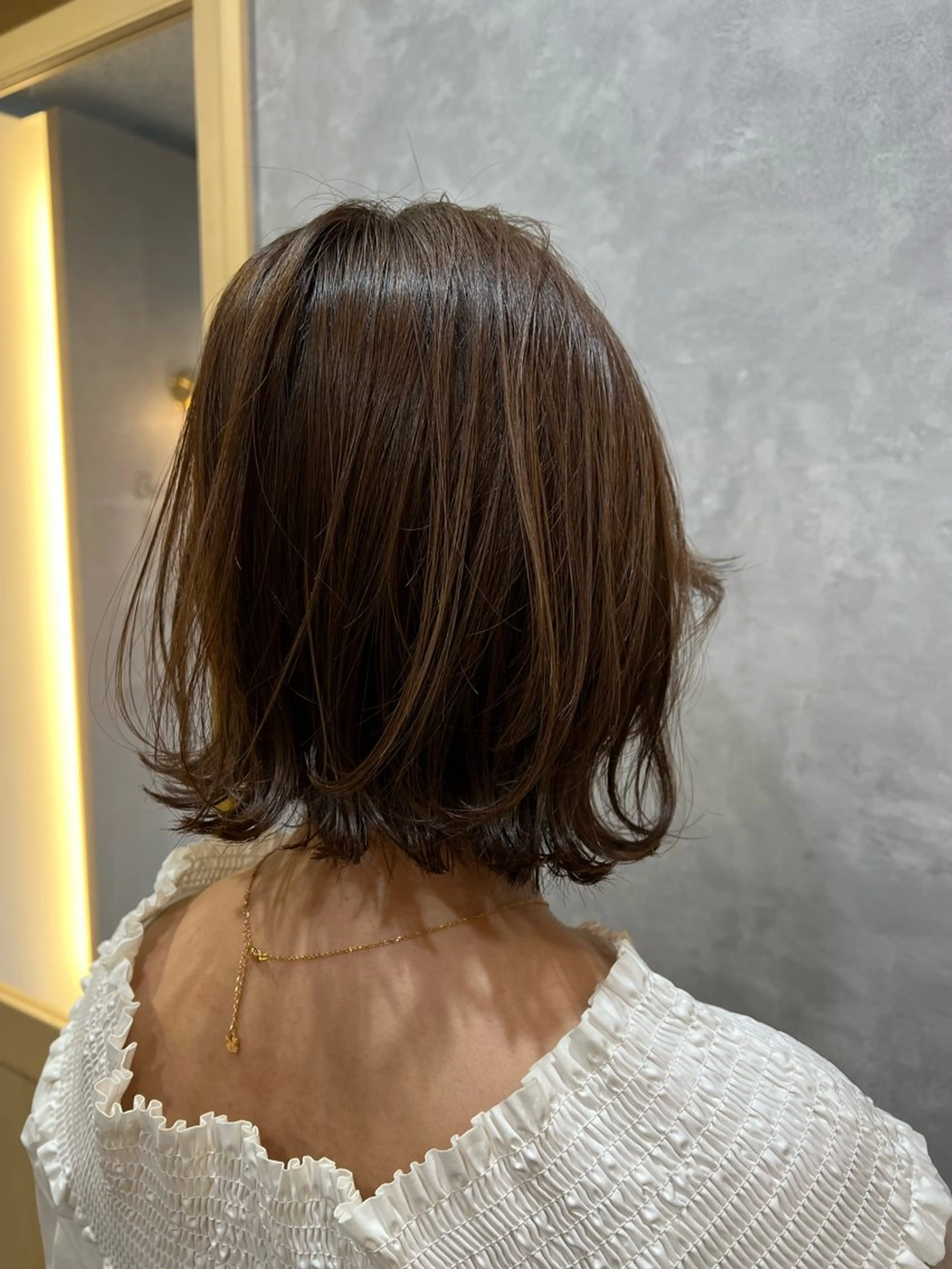 ショート カラー アッシュ ベージュカラー ブラウンカラー ケアカラー グレージュ 中村 ひなたのヘアスタイル