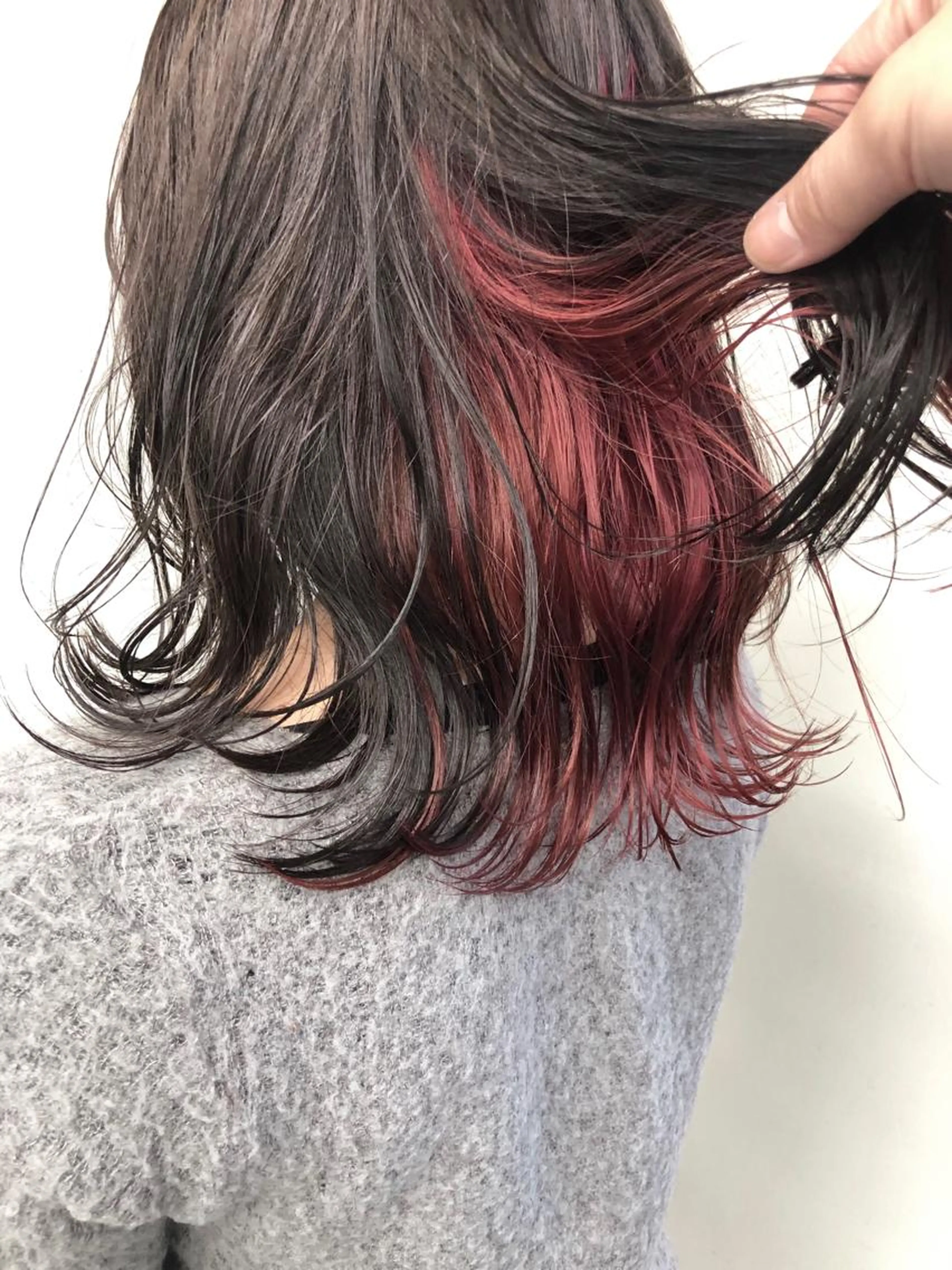 ⭐️インナーカラー+透明感カラー+極艶シアトリートメント⭐️(ケアブリーチ使用+ケアプレックス)の写真