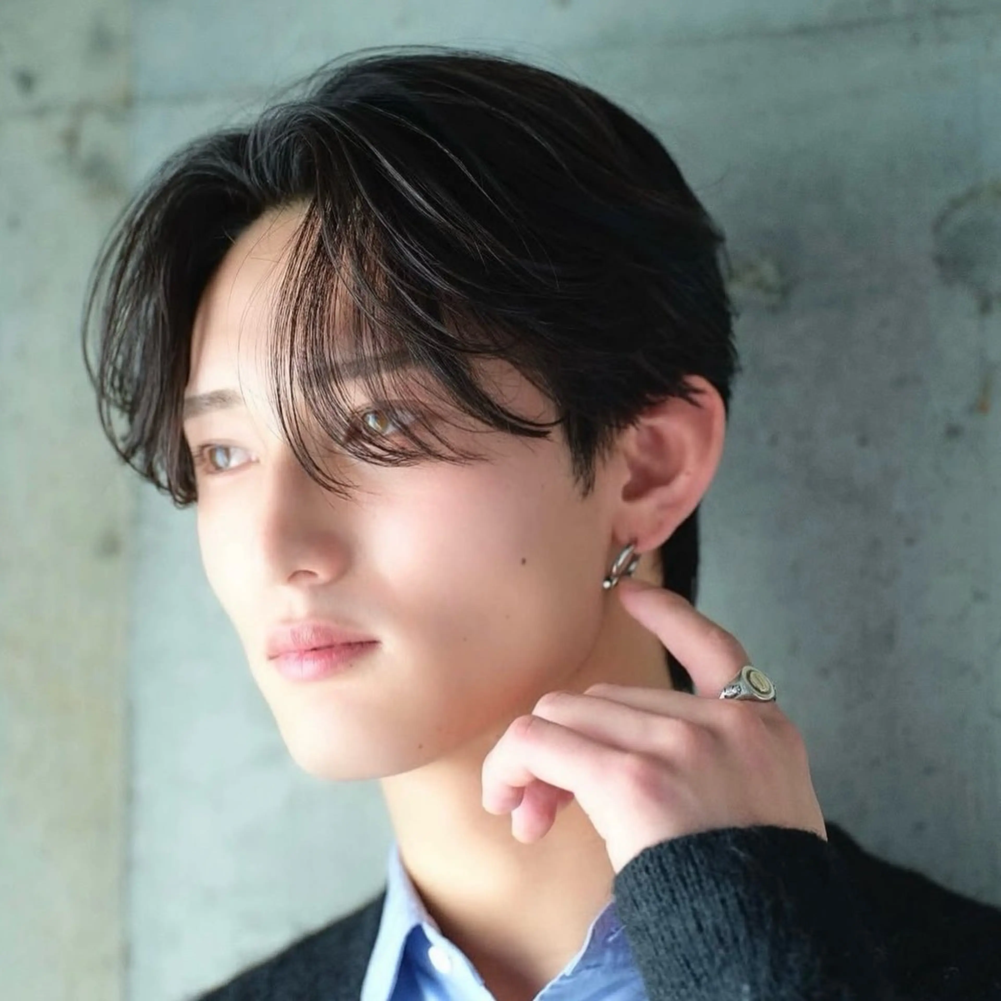 👦🏻⭐️骨格補正メンズカット✂︎ 【センターパート】の写真