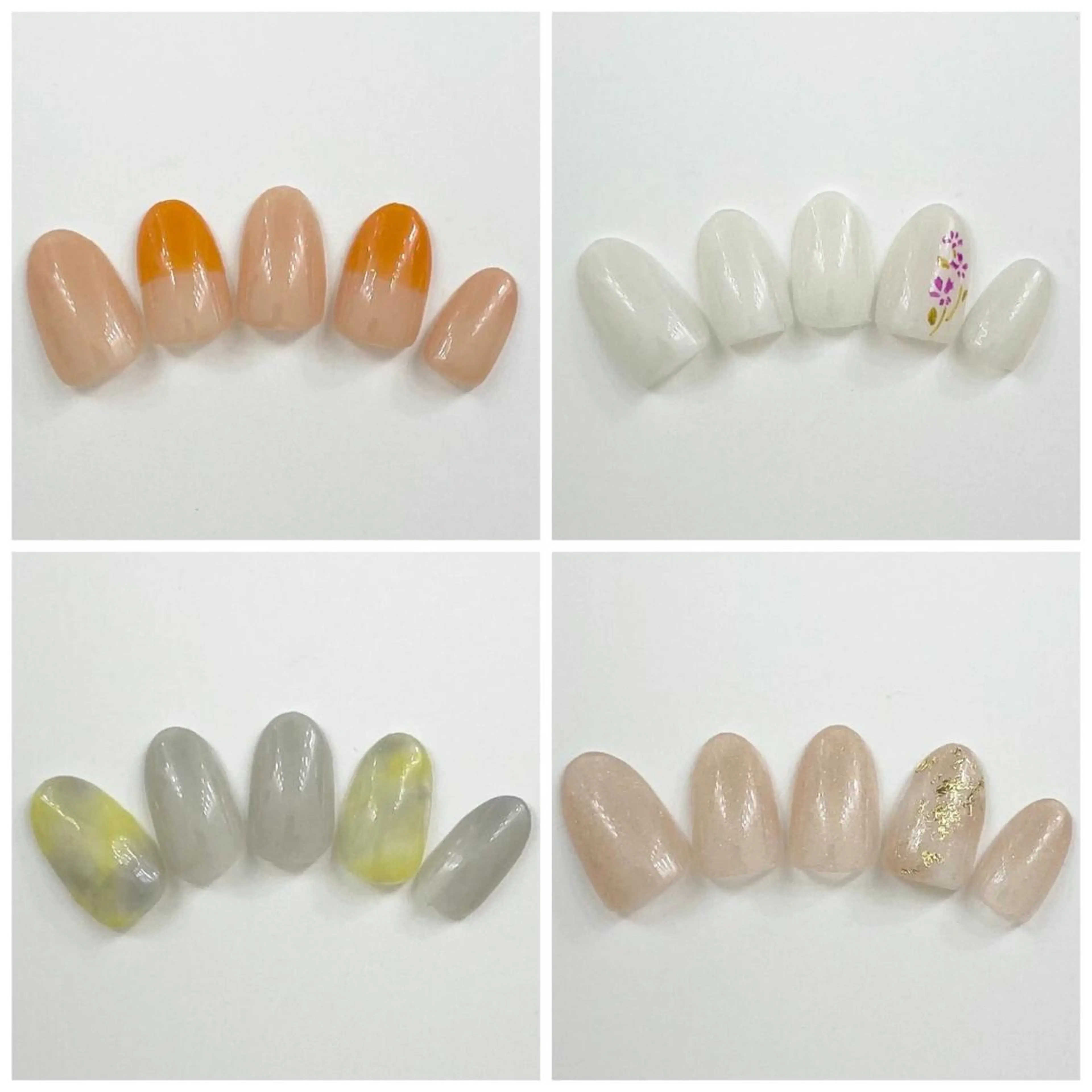 【定額デザイン/オフ込み】ハンドジェルネイル シンプルデザインの写真