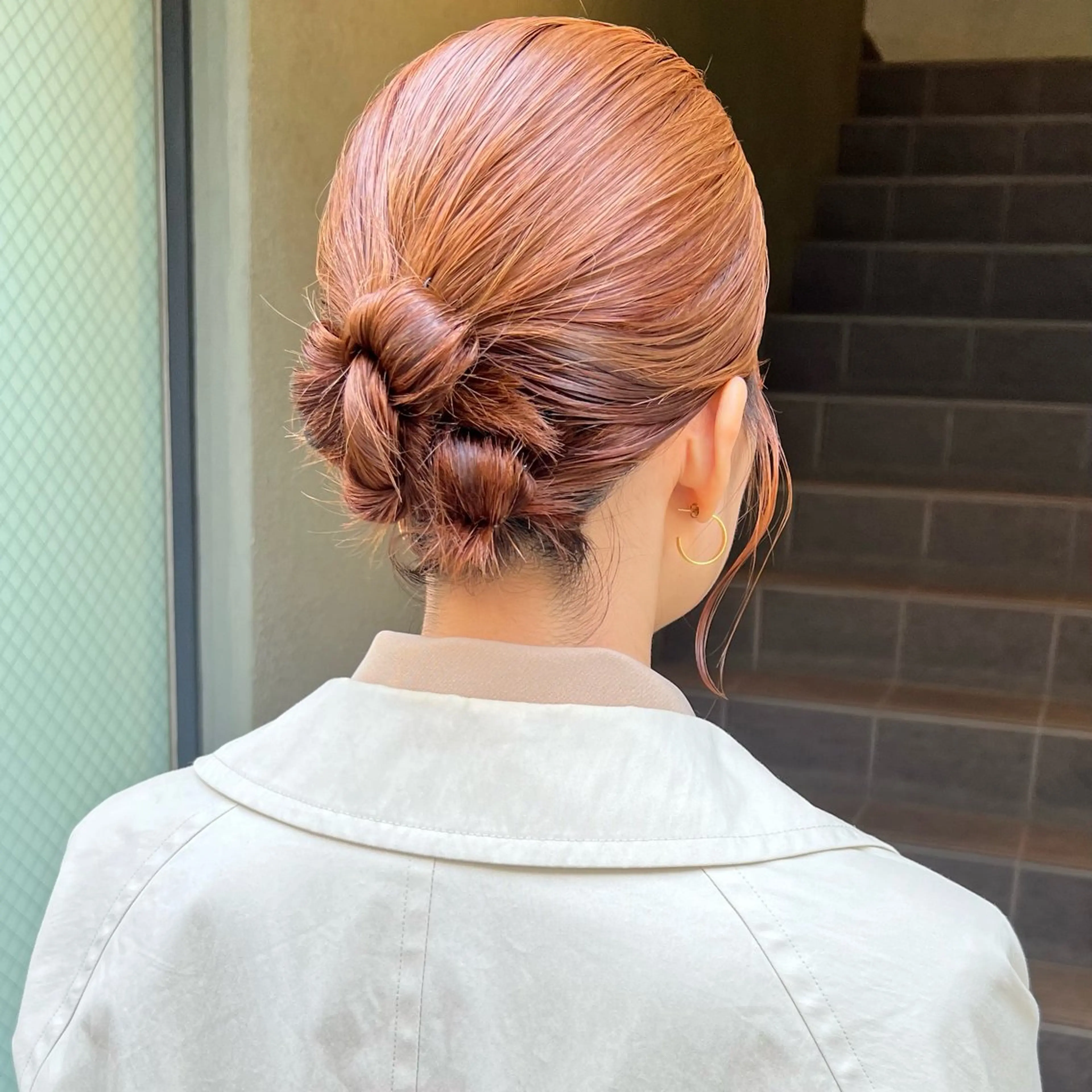 ミディアム ヘアアレンジ ヘアセット KIHO ｜Bond 三軒茶屋のヘアスタイル