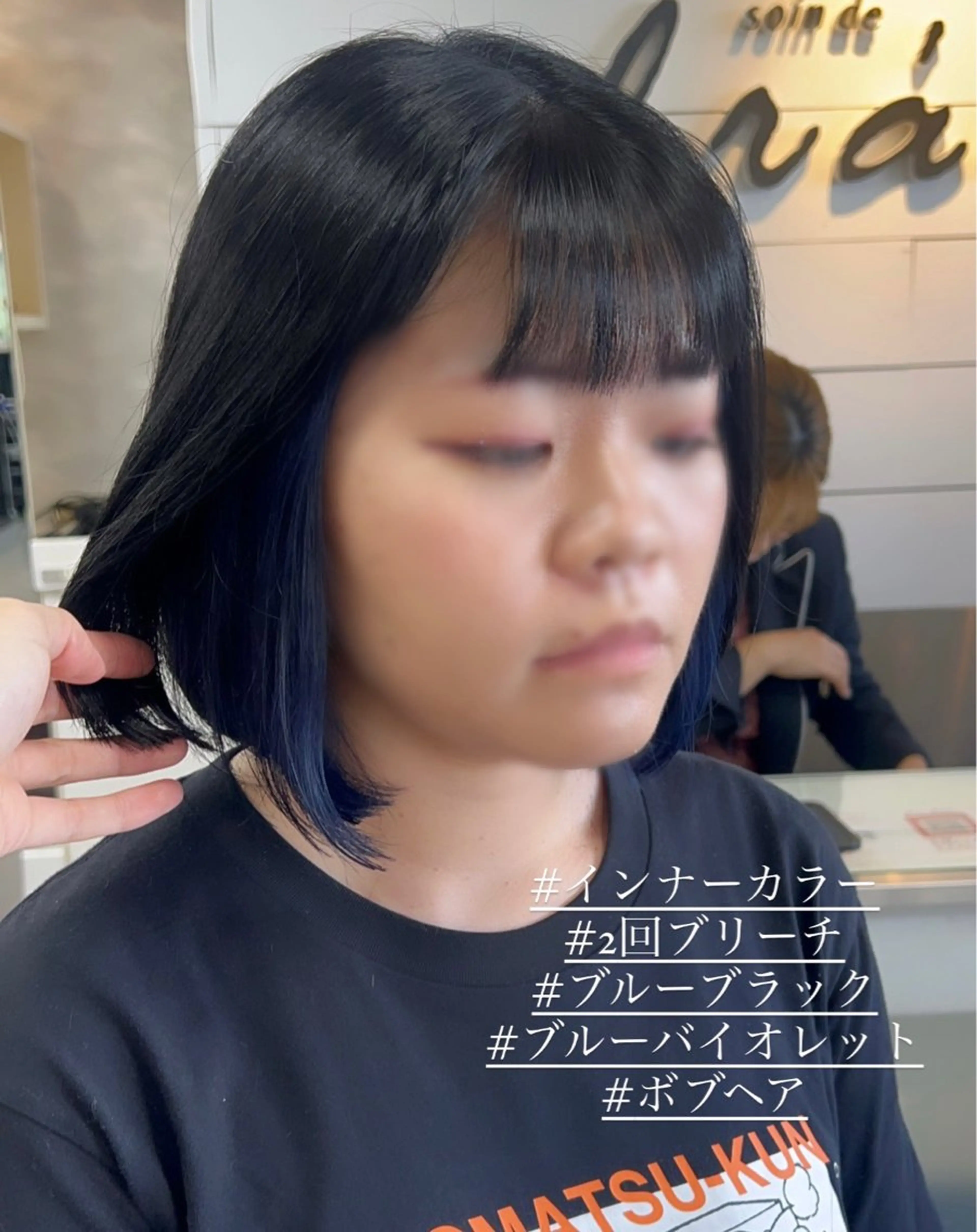 ショート カラー ヘアアレンジ インナー×縮毛矯正 ピンクカラー澤井里菜のヘアスタイル
