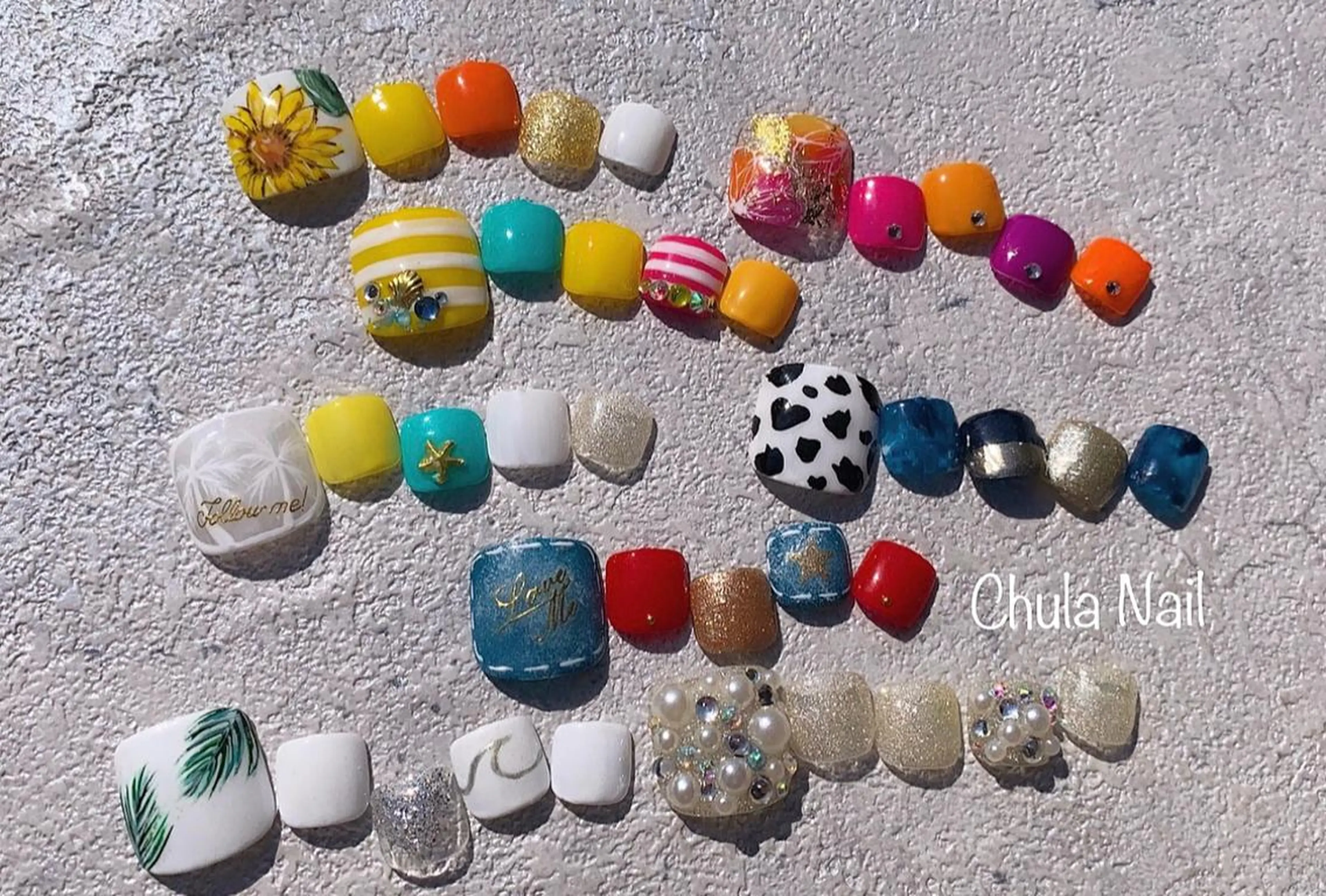 ネイル フットネイル ëmma nail_ by chulaのネイルデザイン