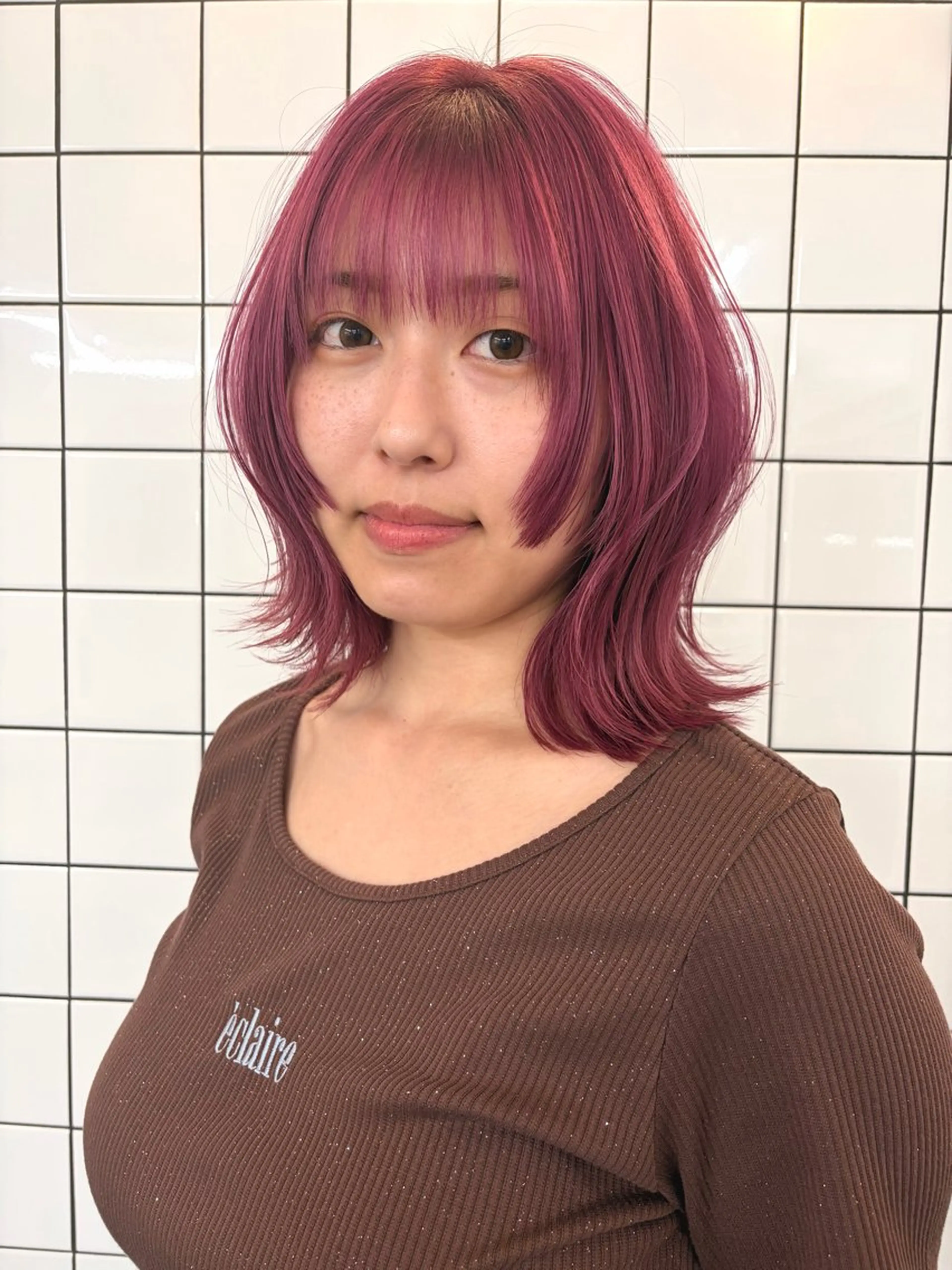 カラー ヘアカラー ENV 船橋 佐久間 彩のヘアスタイル