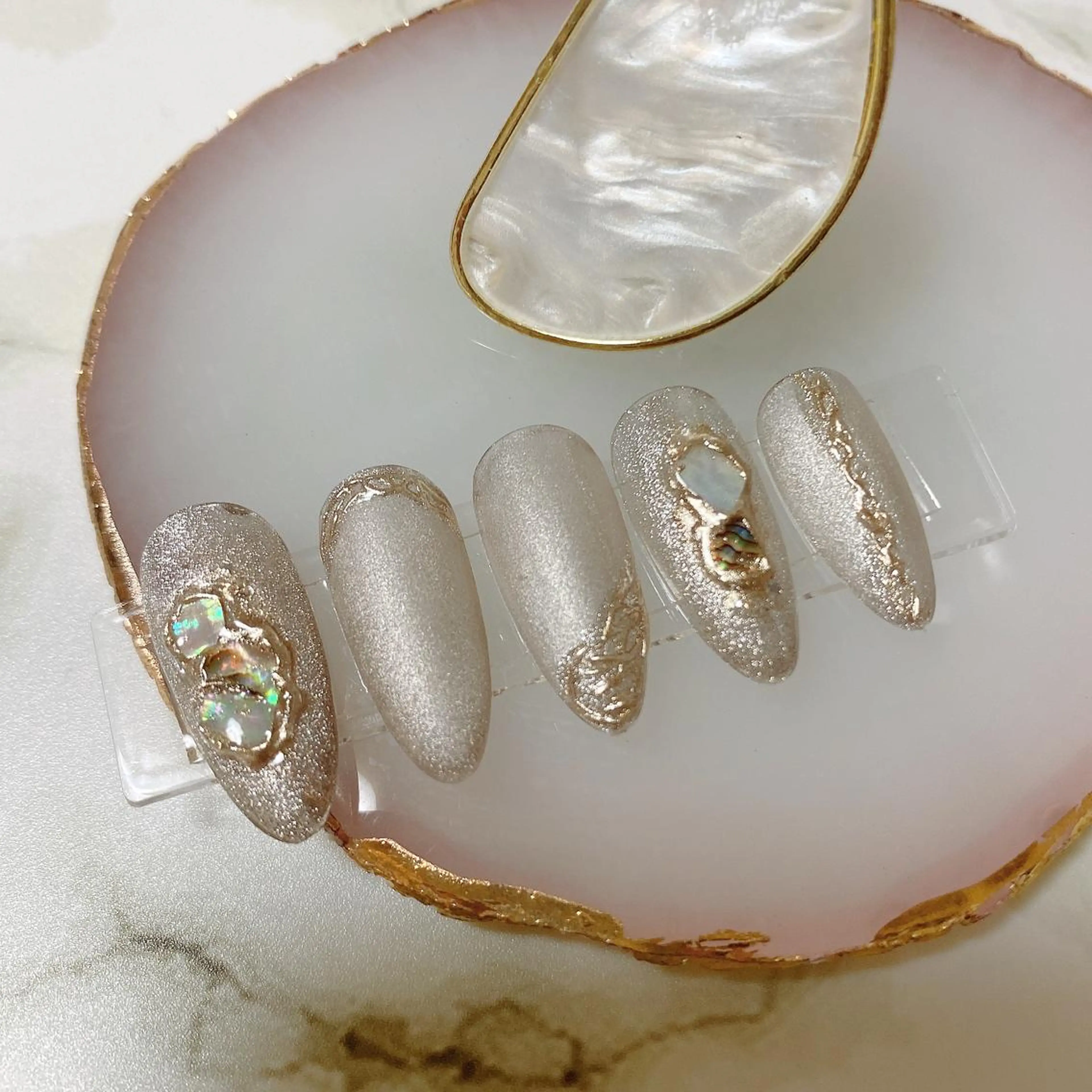 ネイル マグネットネイル マットネイル Cleo クレオのネイルデザイン