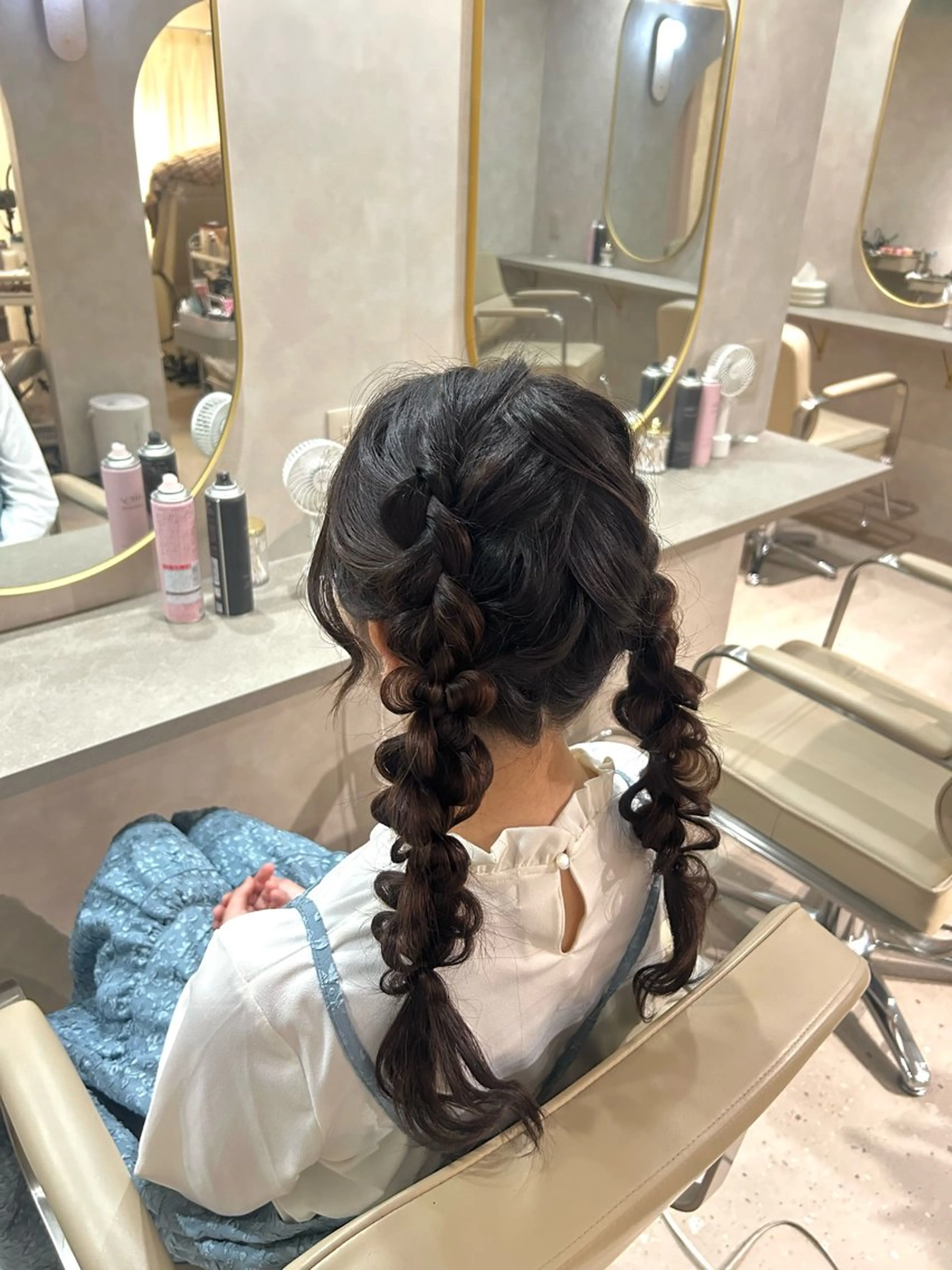 ヘアアレンジ ヘアセット な つ き/ CURE♡のヘアスタイル