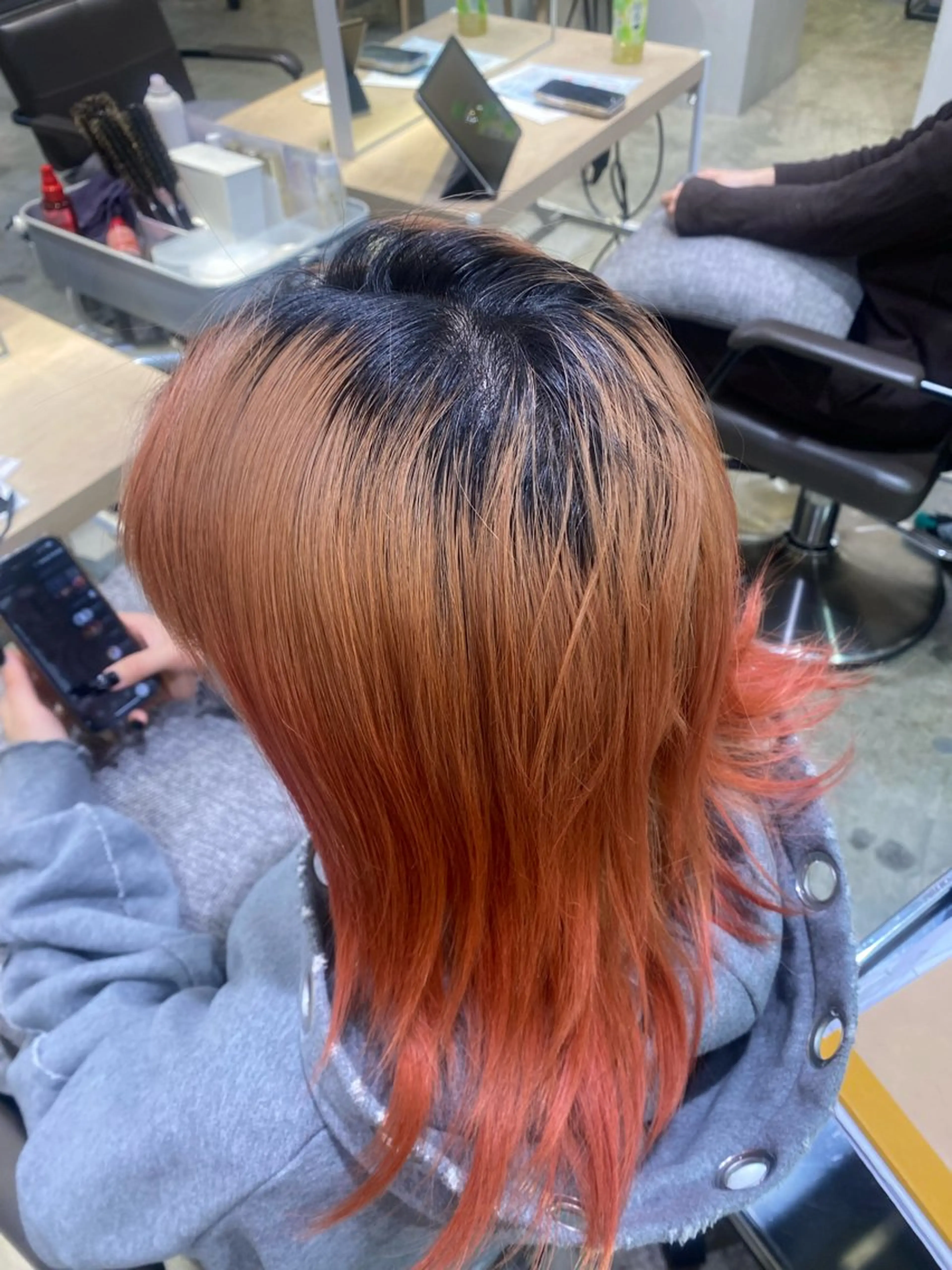 カラー カットモデル FILMSりくのヘアスタイル