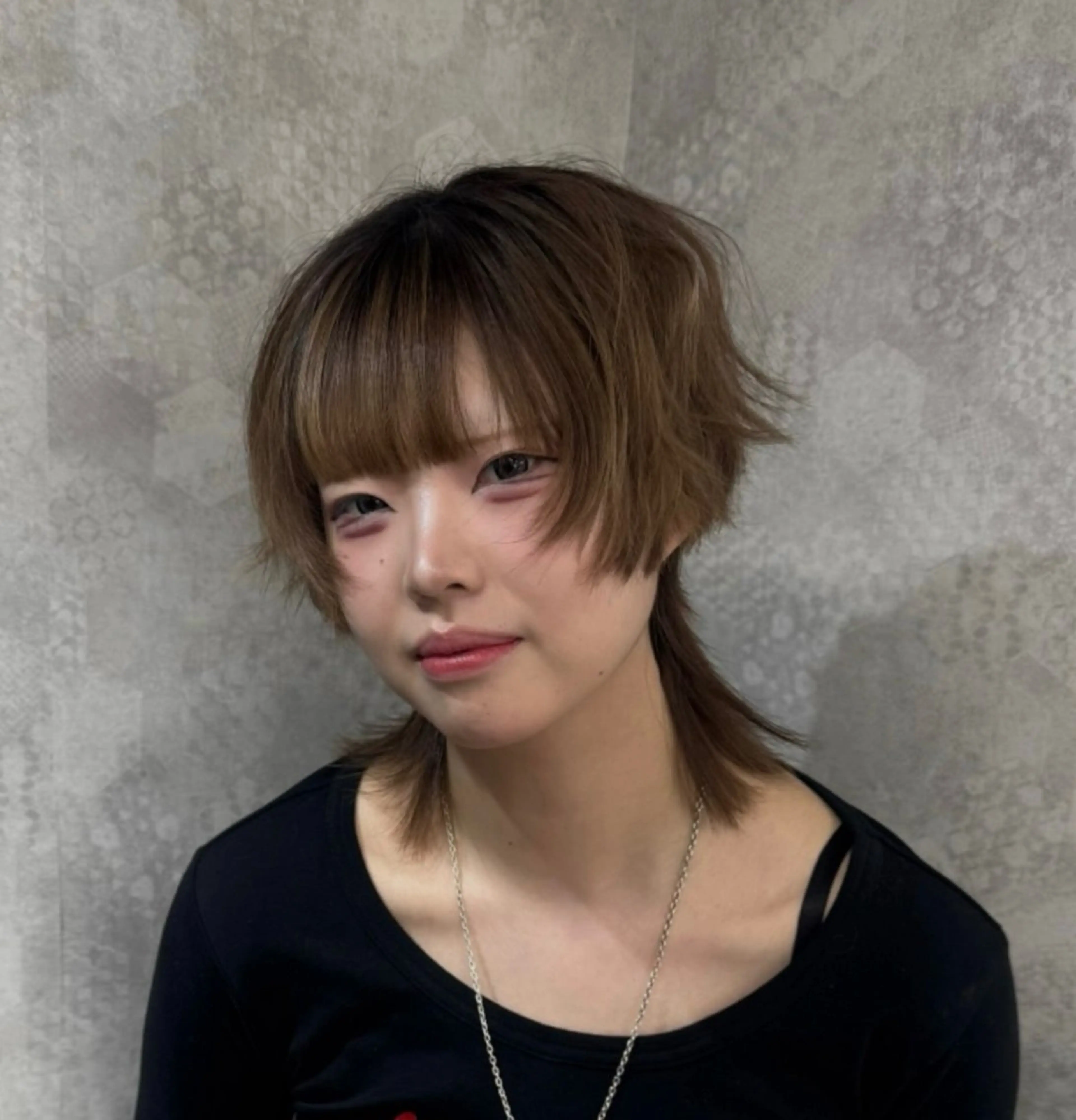 ショート ショートヘア ウルフカット 佐々木 哲太のヘアスタイル