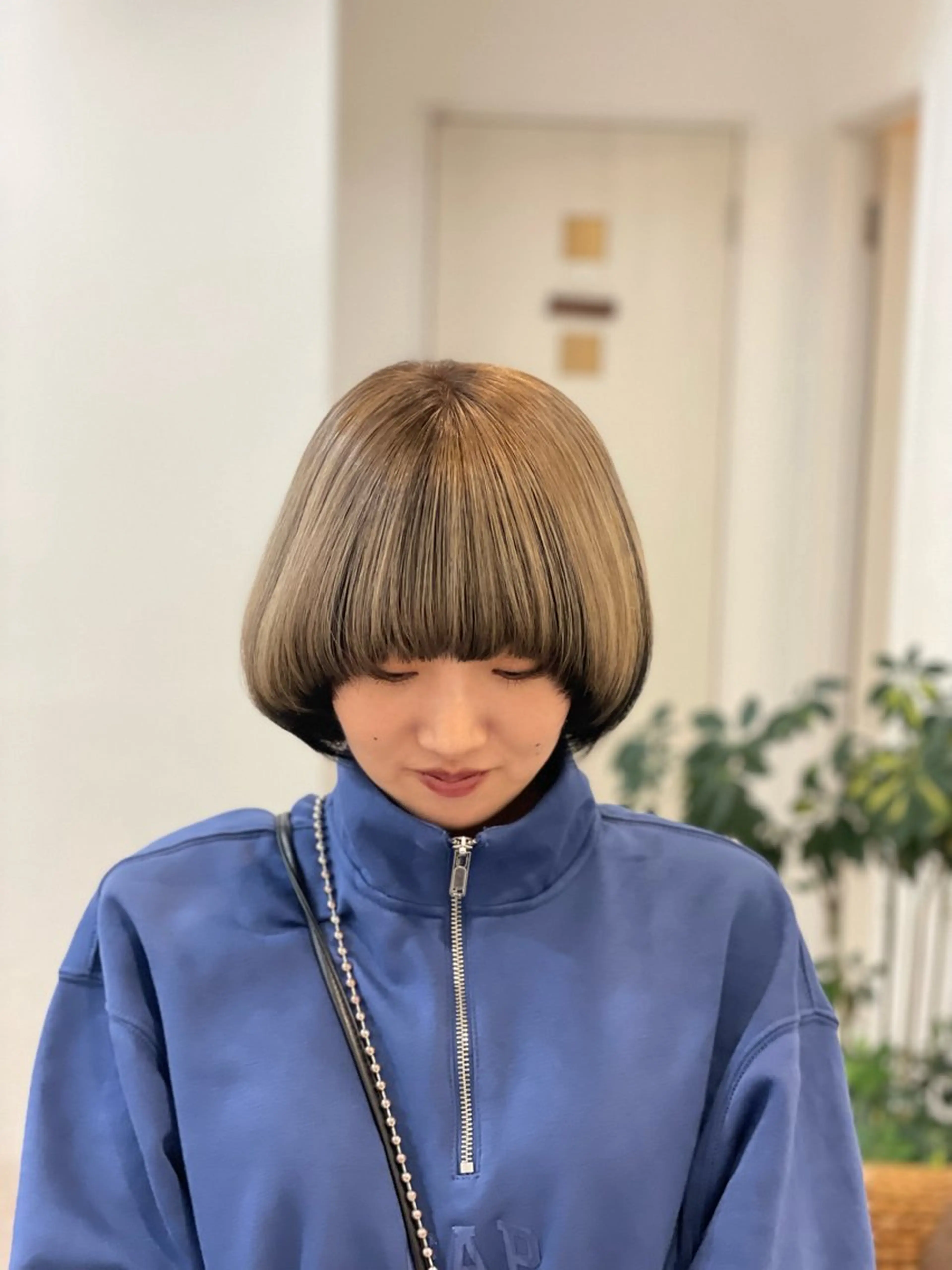 カラー ボブ/艶髪 soleilrukaのヘアスタイル