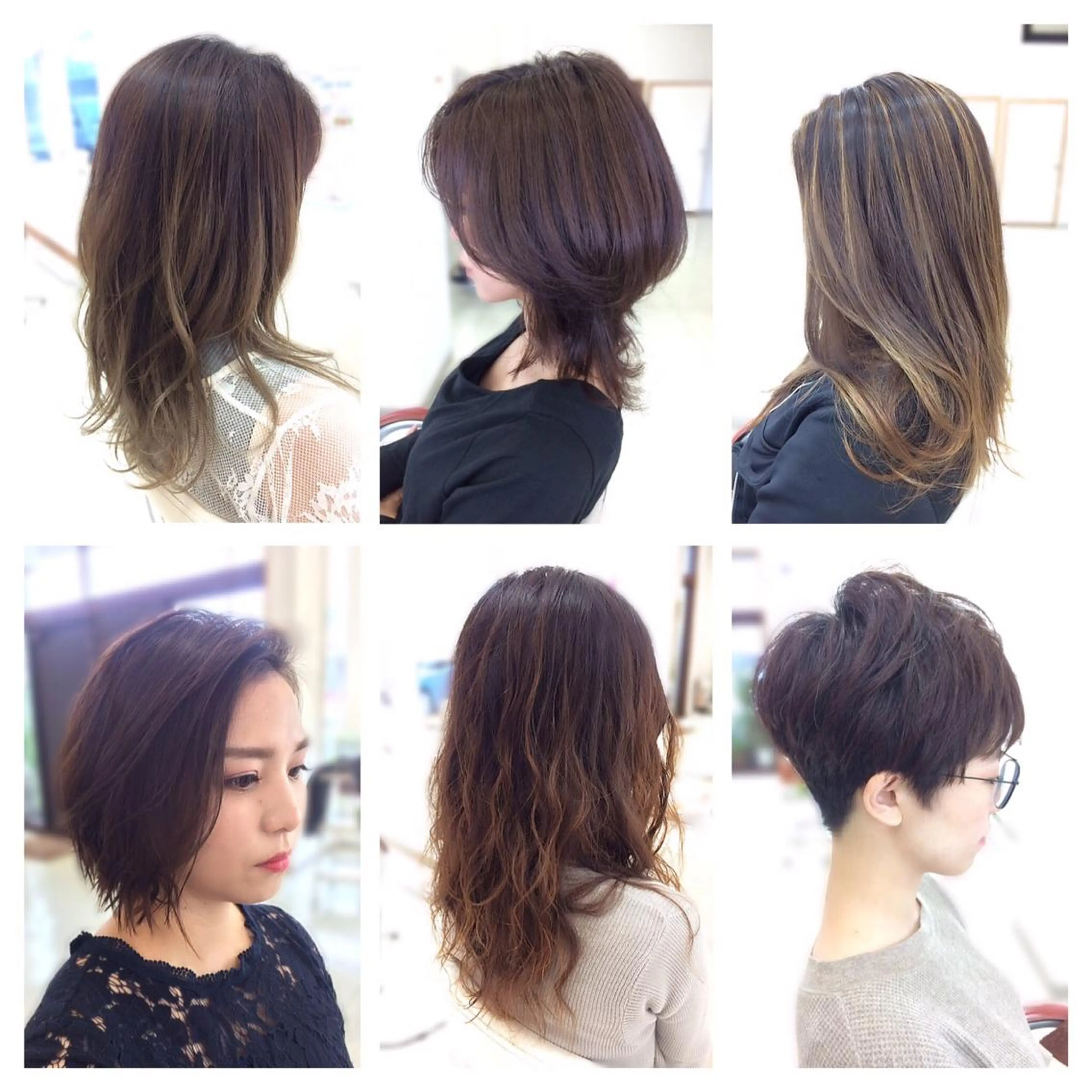 ミディアム カラー いけだ ゆうのヘアスタイル