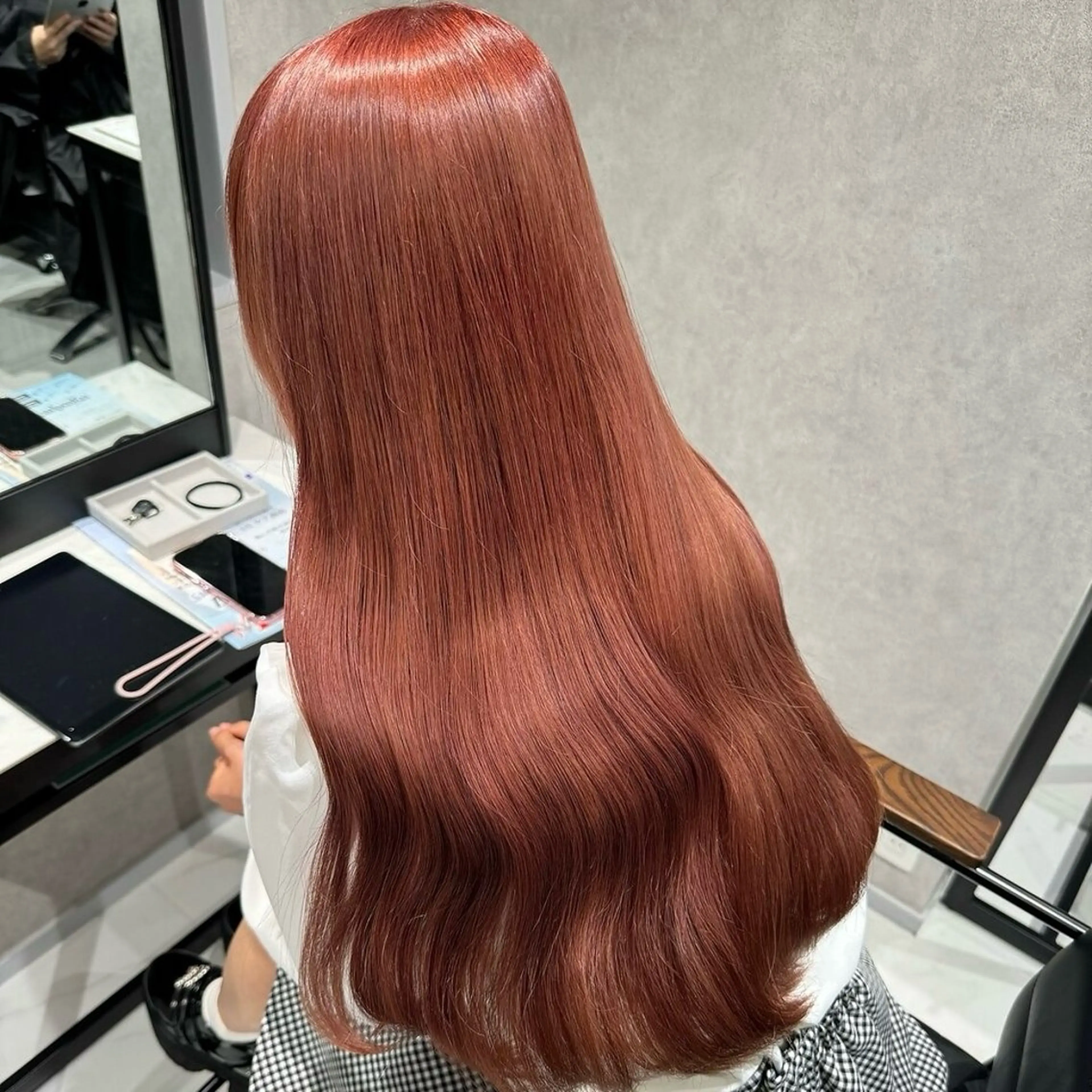 ロング カラー ⟡.·Fuka/ ヘアメ🎀暖色カラーのヘアスタイル
