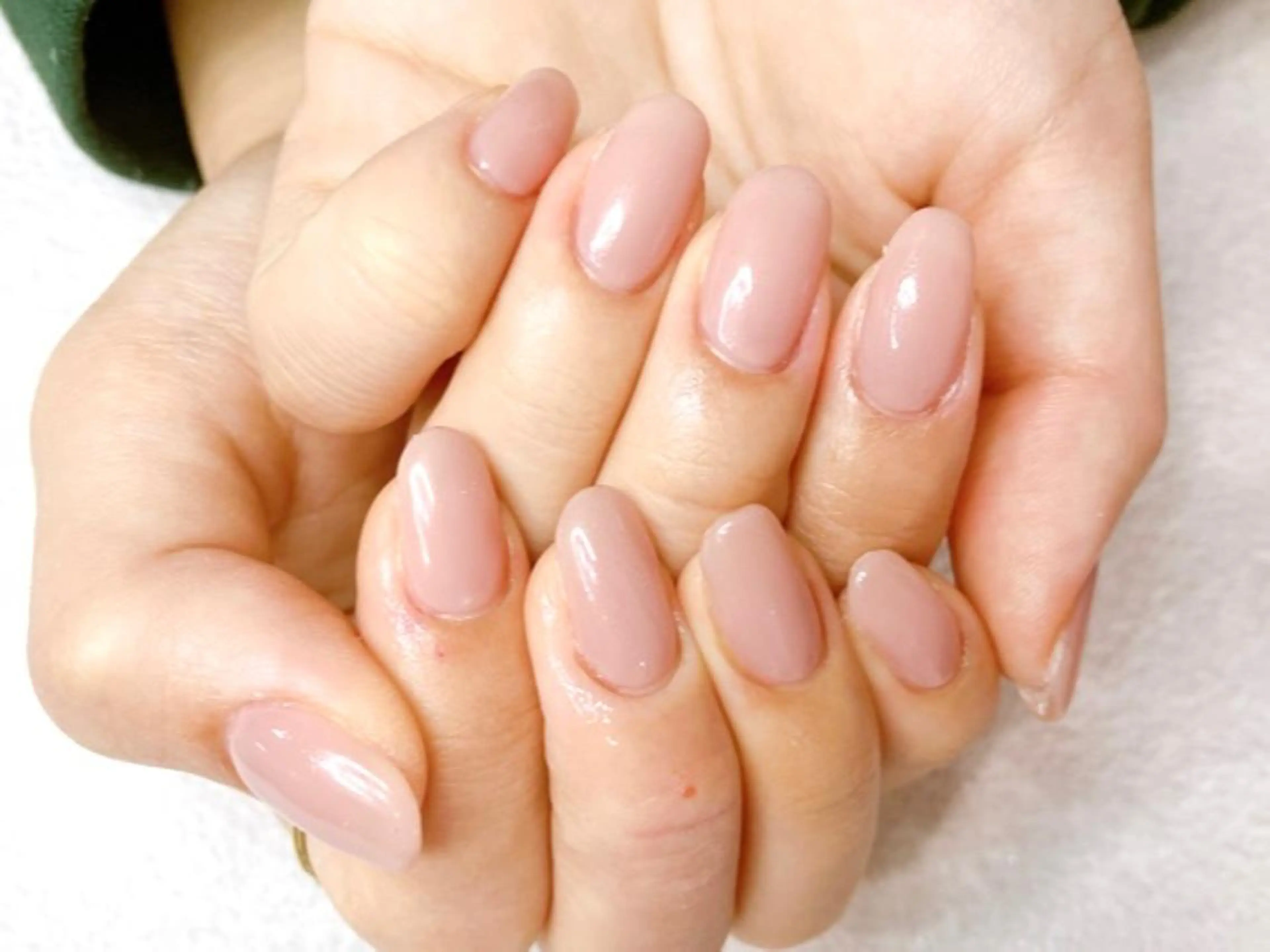 ネイル オフィスネイル ワンカラーネイル ピンク シンプルネイル Nailsalon ＆Noelのネイルデザイン