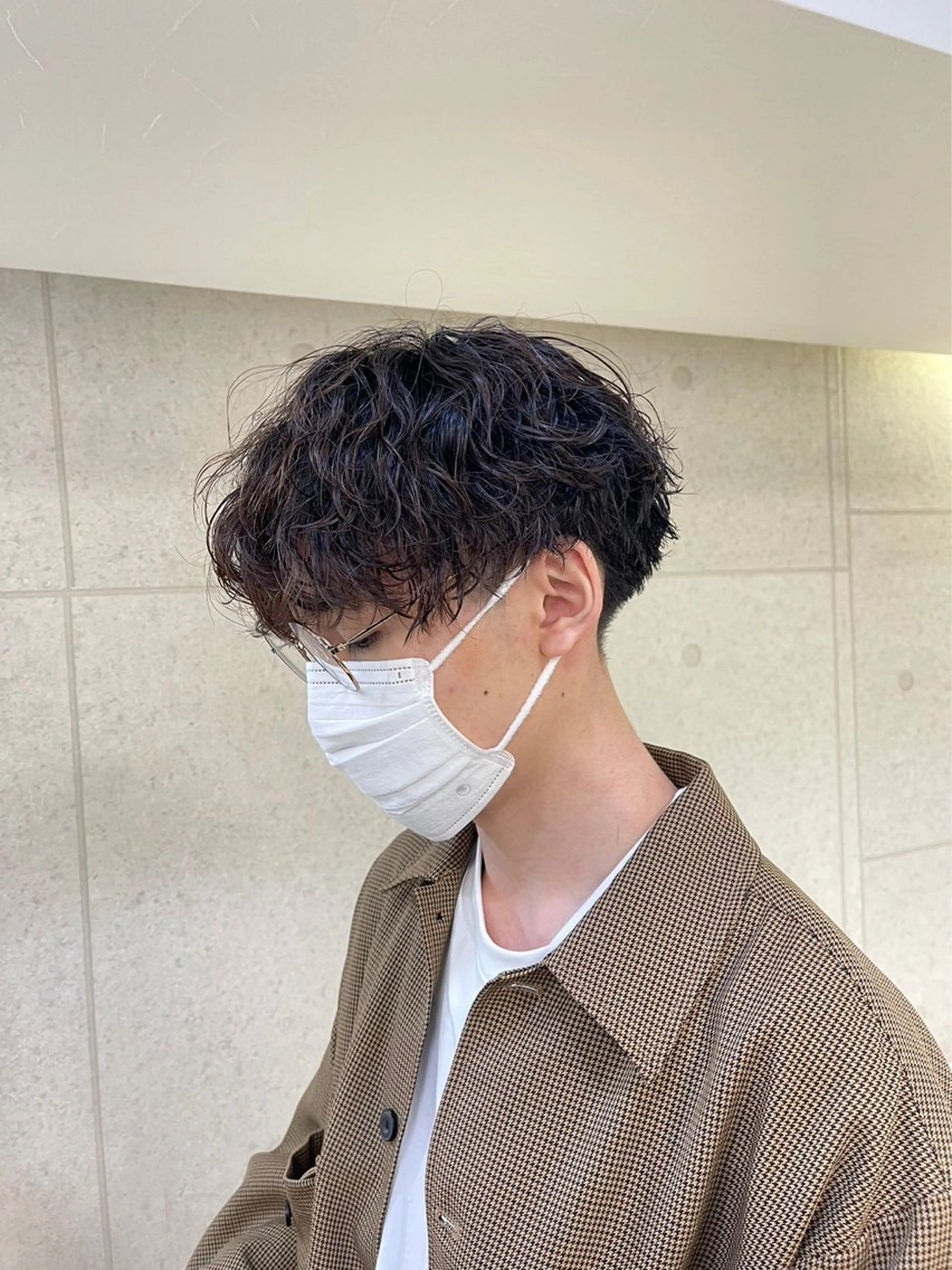 ショート パーマ メンズ XANADU上野店 🐼ﾖｺﾊｼのヘアスタイル