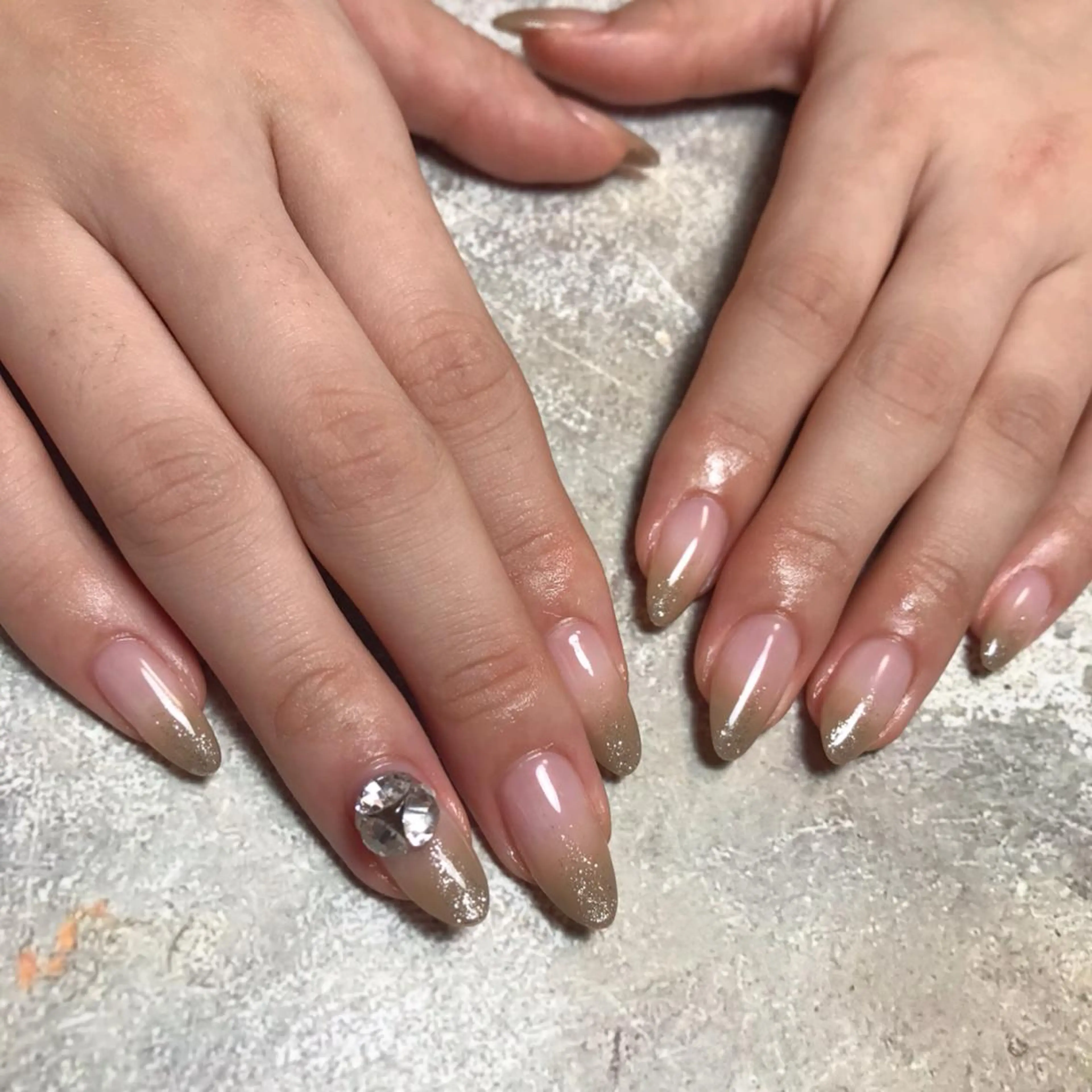 ネイル ラメ(グリッター) ハンドネイル 💅chainail _aiのネイルデザイン