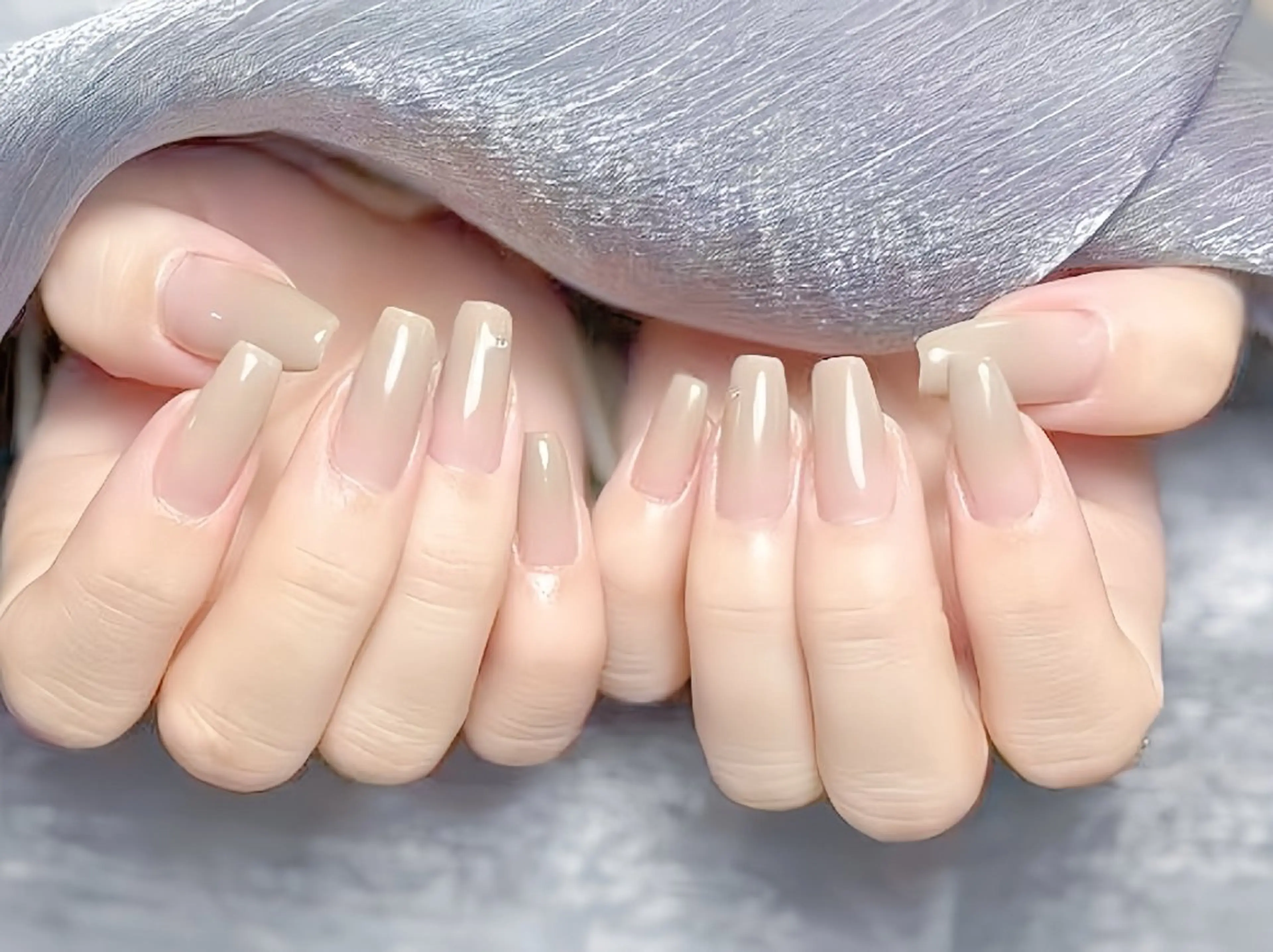 ネイル 長さ出し フレンチネイル グラデーション マグネットネイル マグネットフレンチ ハンドネイル ハンドケア ✨Dreamy NORAのネイルデザイン