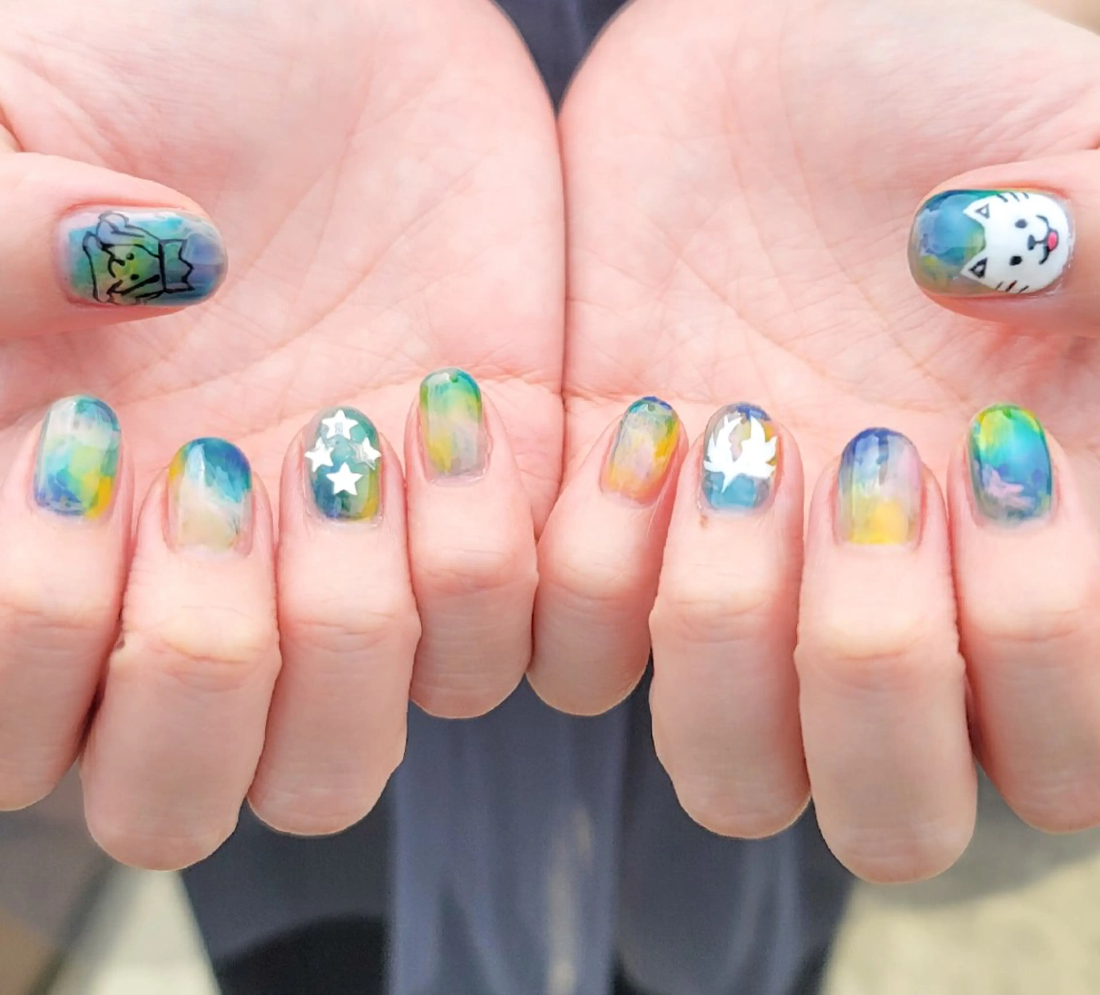 ネイル 🌲🌳🚪iiit o🌲🌳🌲のネイルデザイン