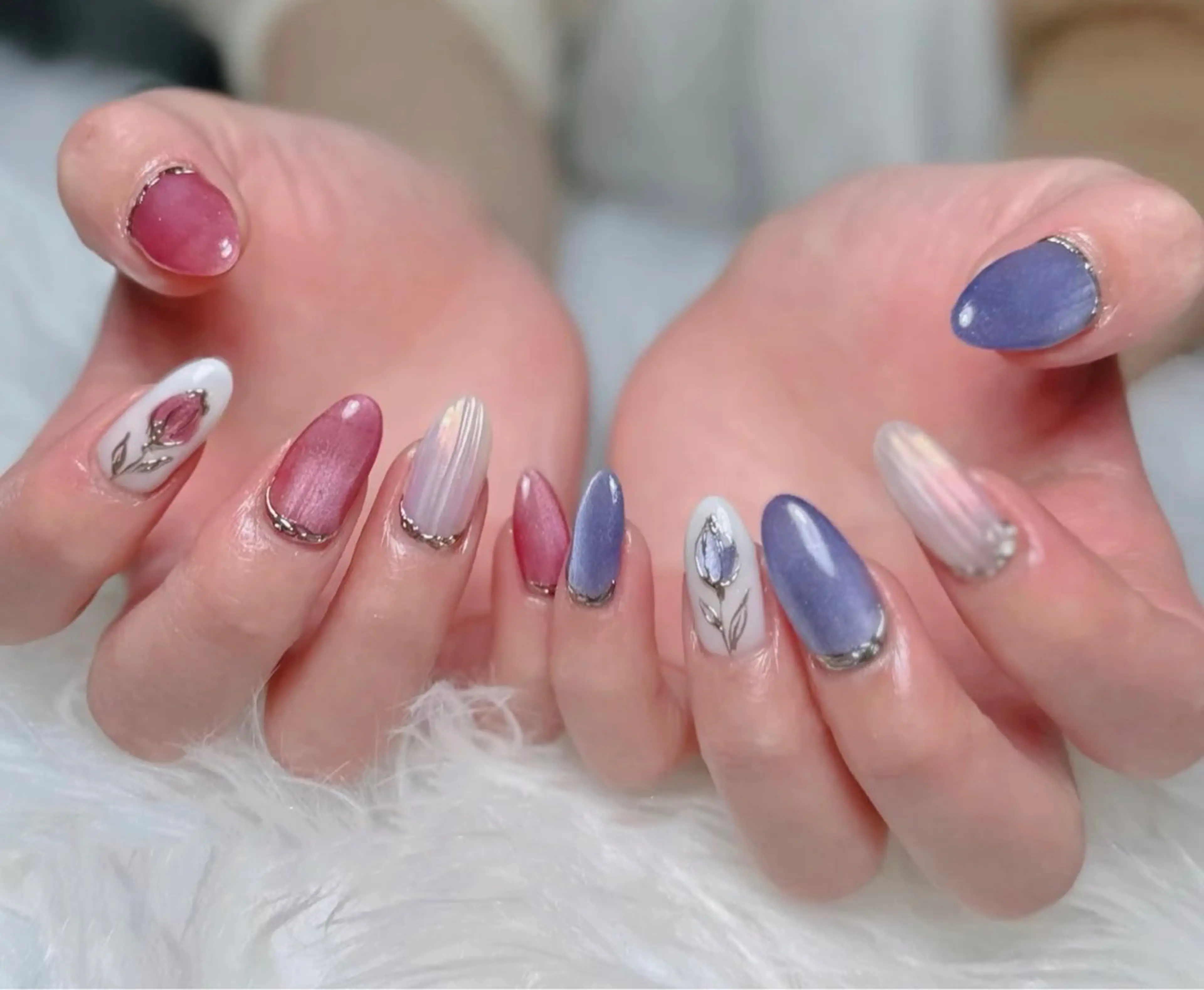ネイル ハンドネイル ╹◡╹Mimoミモ Eye&Nailのマツエク・マツパデザイン