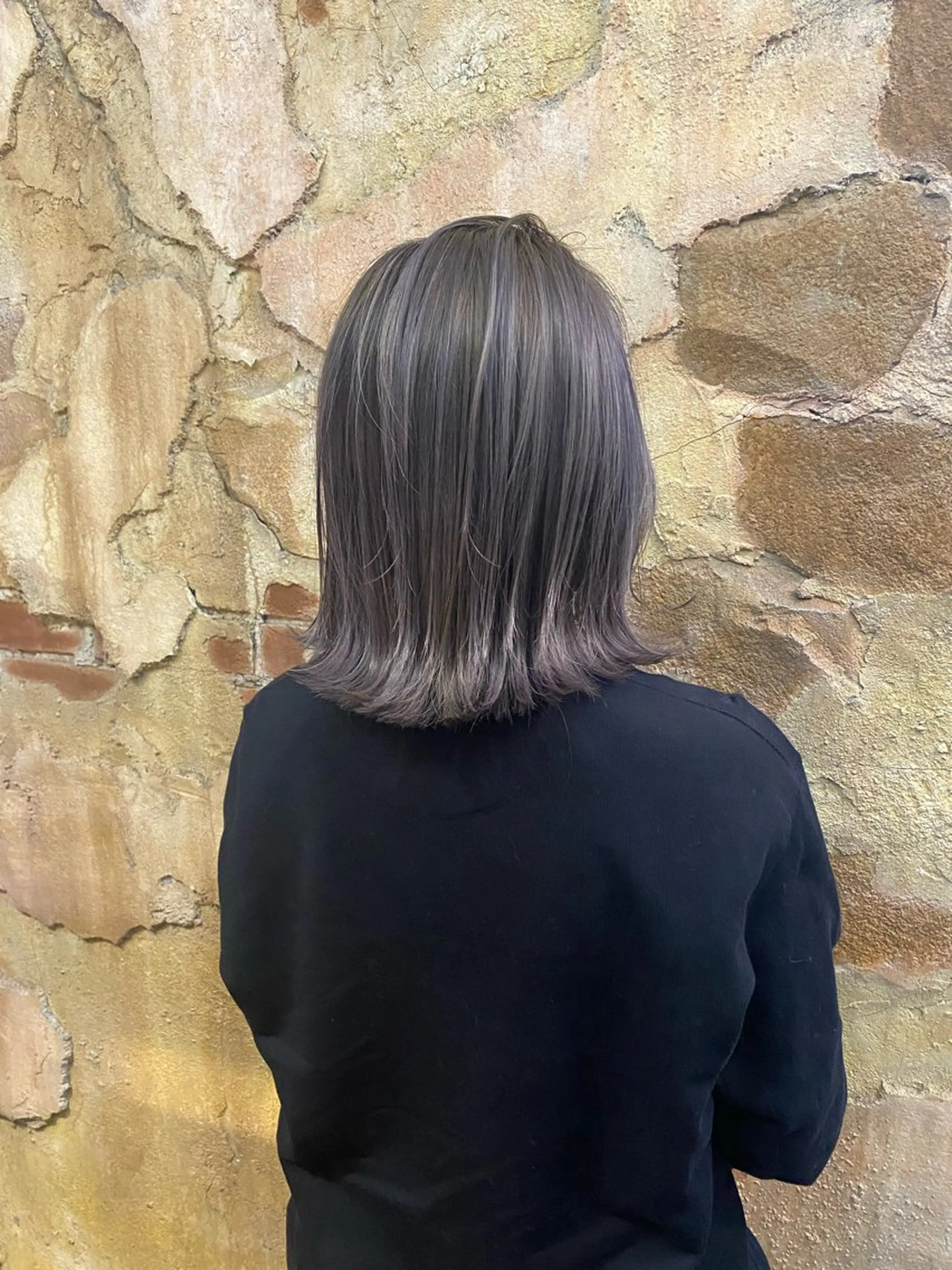 ミディアム カラー カット ヘアカラー トリートメント ショート/茅ヶ崎 タカハシ タクロウのヘアスタイル