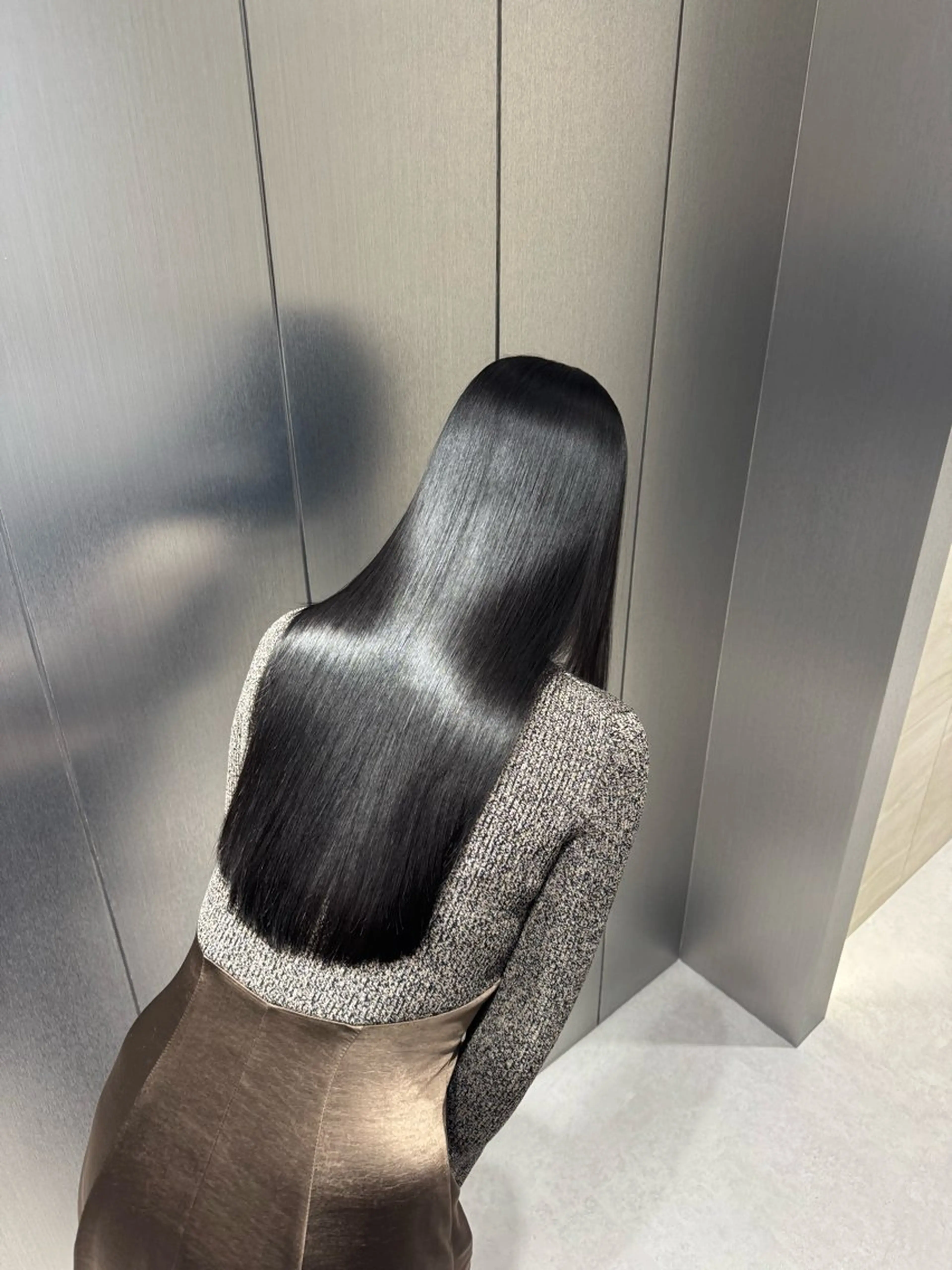 ロング 髪質改善 韓国風ヘア 縮毛矯正 SALOWIN east店6F所属・TAKUMI 【美髪特化】のヘアスタイル