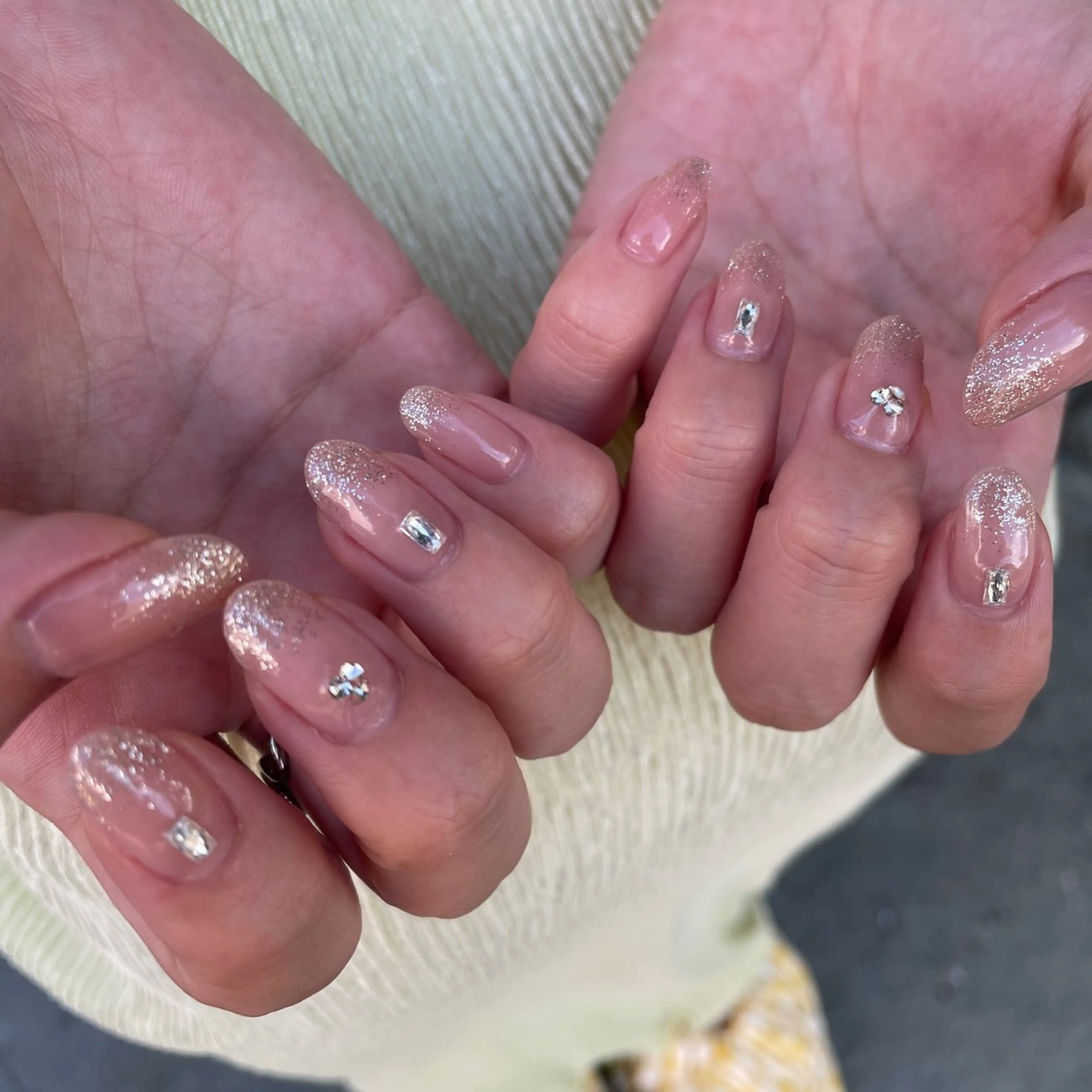 ネイル フラッシュネイル オフィスネイル LUNI 久屋大通 ˚✧₊⁎/ yuriのネイルデザイン